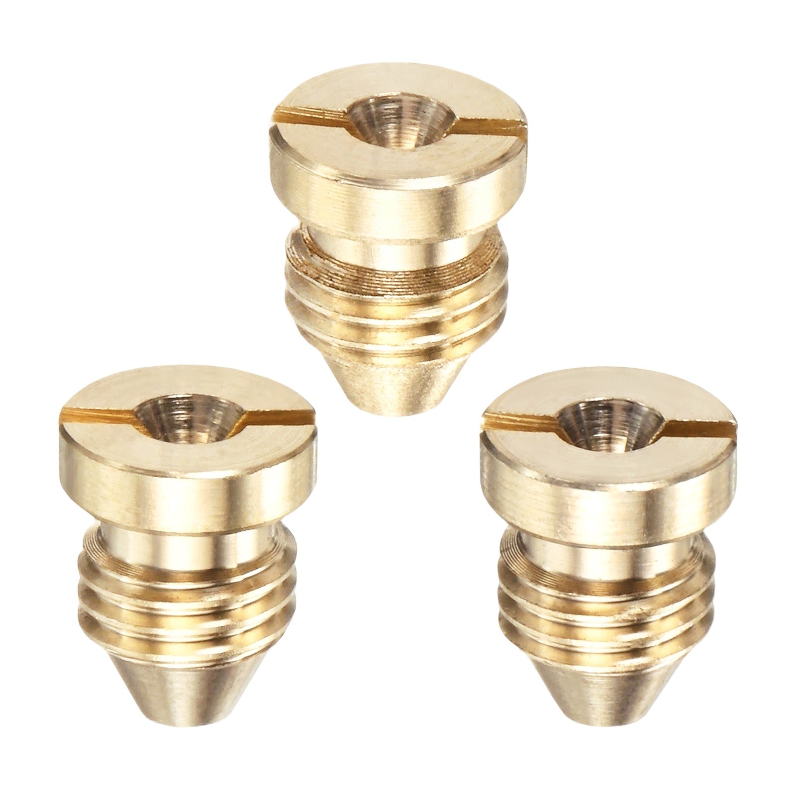 3-Pack 0.8/0.9/1.0 mm Brass Foam Cannon Orifice Nozzle Tips for Car Wash