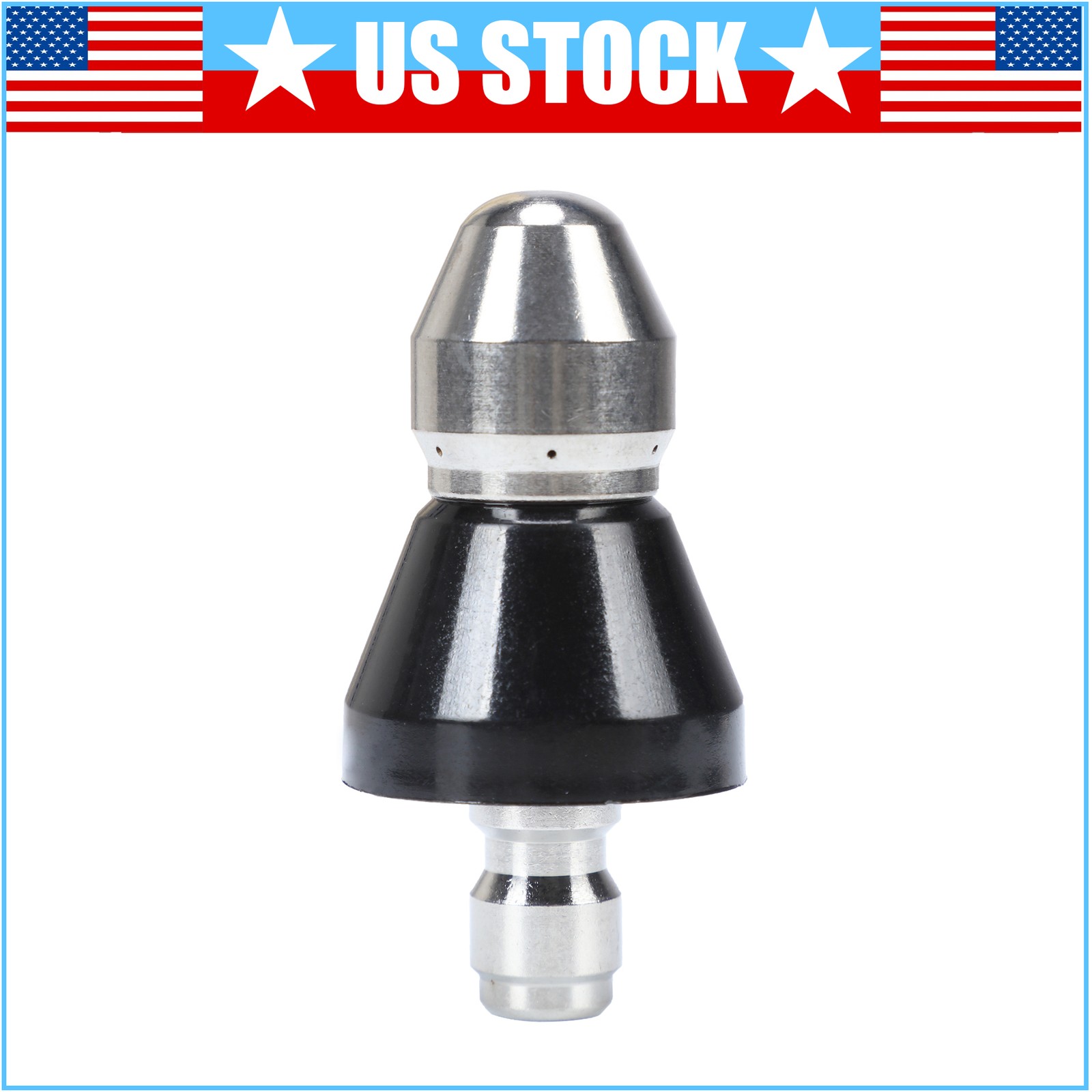 1pc 1/4 High-Pressure Drain Nozzle Sewer Pipe Cleaner Pressure Washer Tools USA