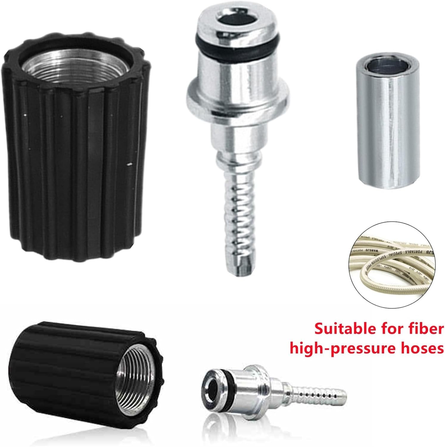 High Pressure Washer Hose Repair Kit, Hose Washers Insert Fittings Car Washer Wa