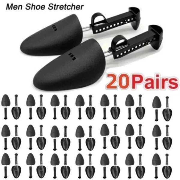 40Pcs Men Adjustable Form Plastic Shoe Tree Shaper Keeper Boot Shoe Stretcher