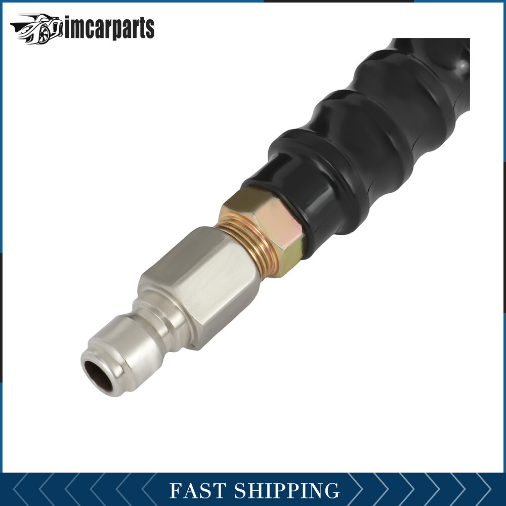 50ft x 3/8″ Pressure Washer Hose 4000 PSI Gray With Couplers