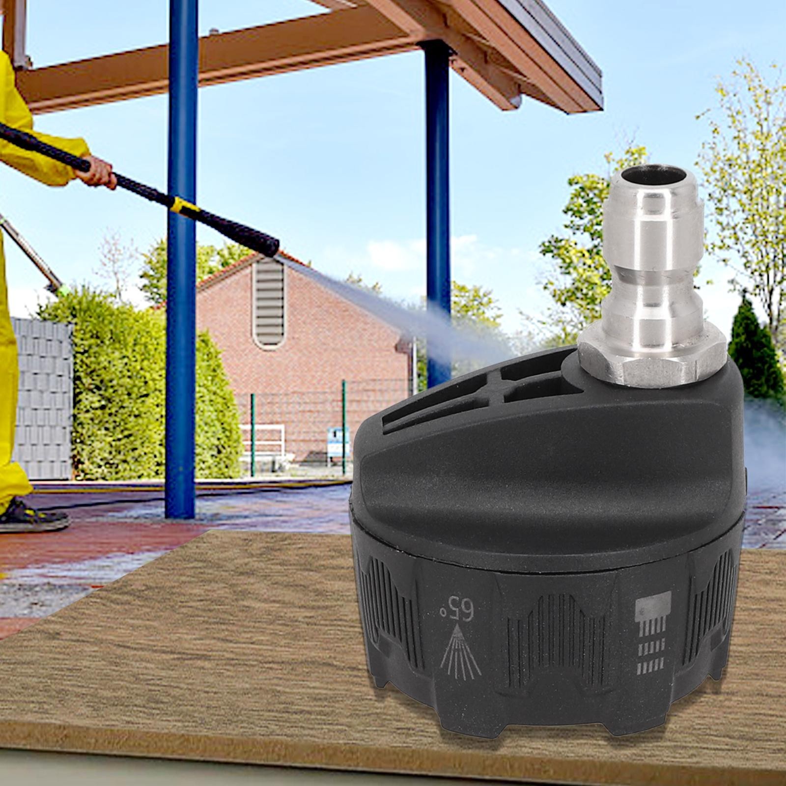 High Pressure Washer Spray Nozzle 0 15 25 40 Degree Rotation Watering Rinse Soap