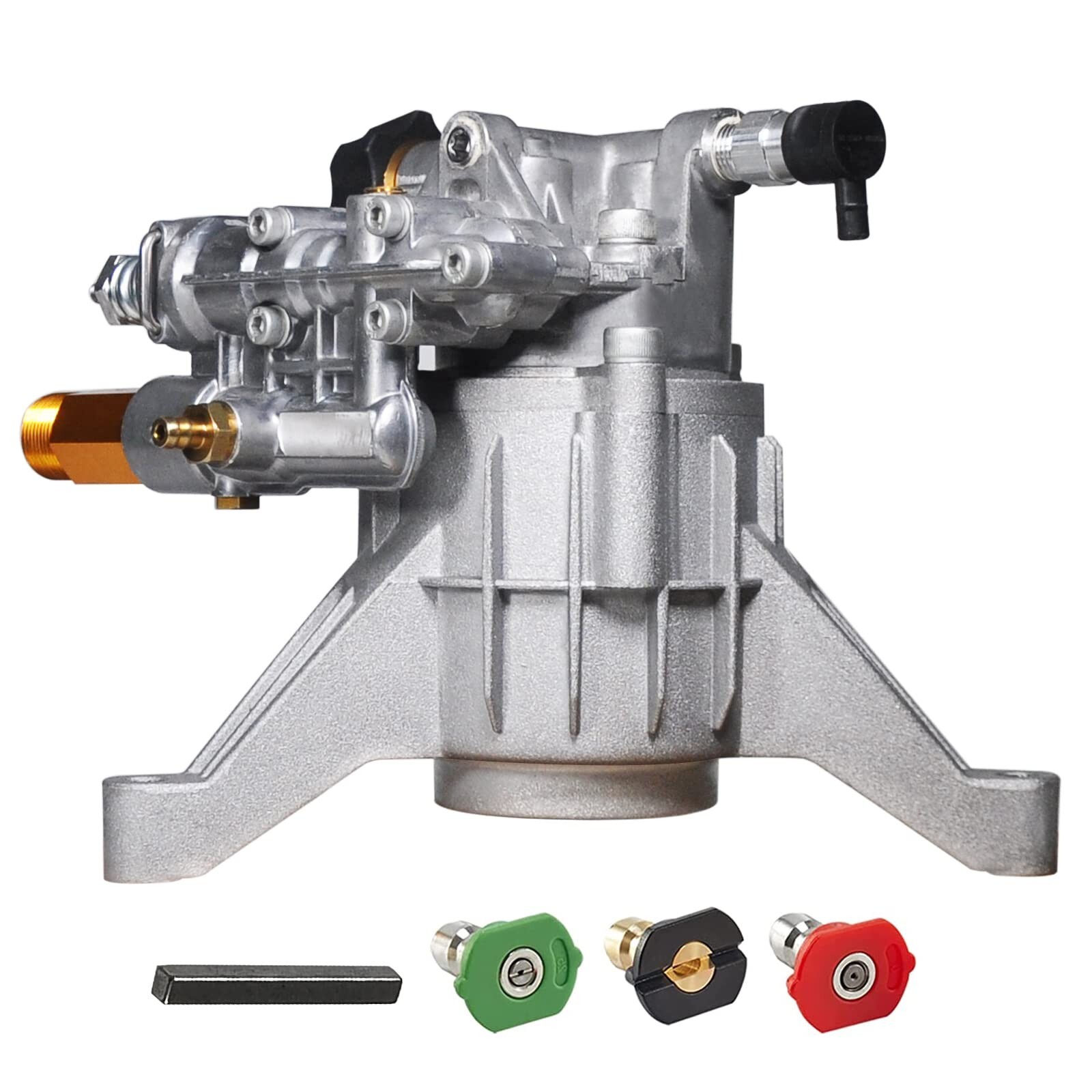 7/8″ Shaft Vertical Pressure Washer Pump – Max 3100 PSI @ 2.5 GPM OEM & Power…