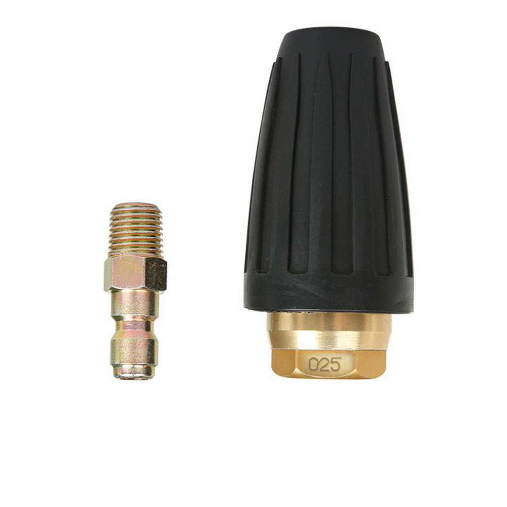 1/4″ 2.5-4.0 GPM High Pressure Washer Rotating Turbo Nozzle Spray Tip 3600PSI