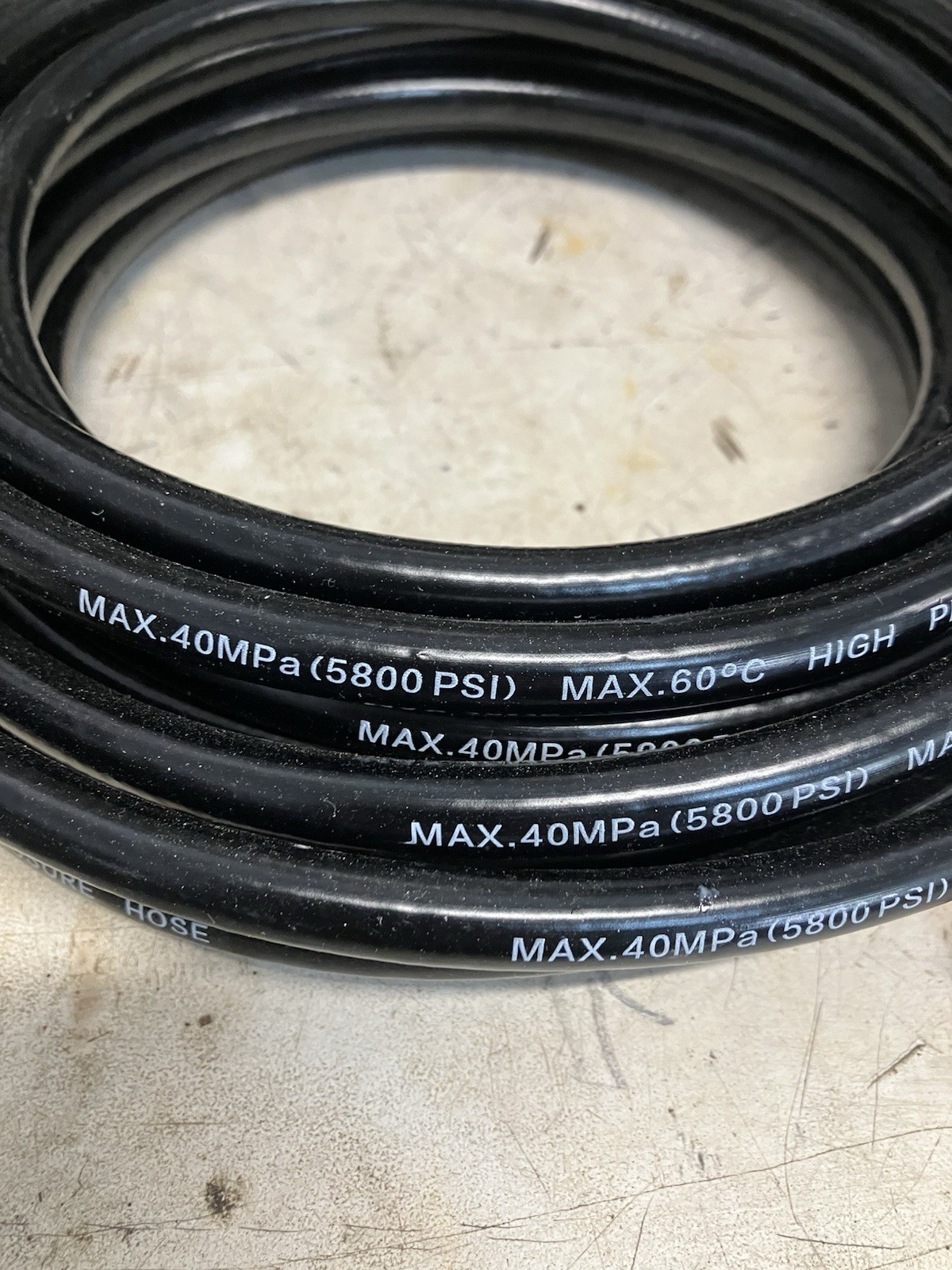 25FT 3/8″ QC High Pressure Washer Hose Kink Resistant Cold Water Max 5800 PSI