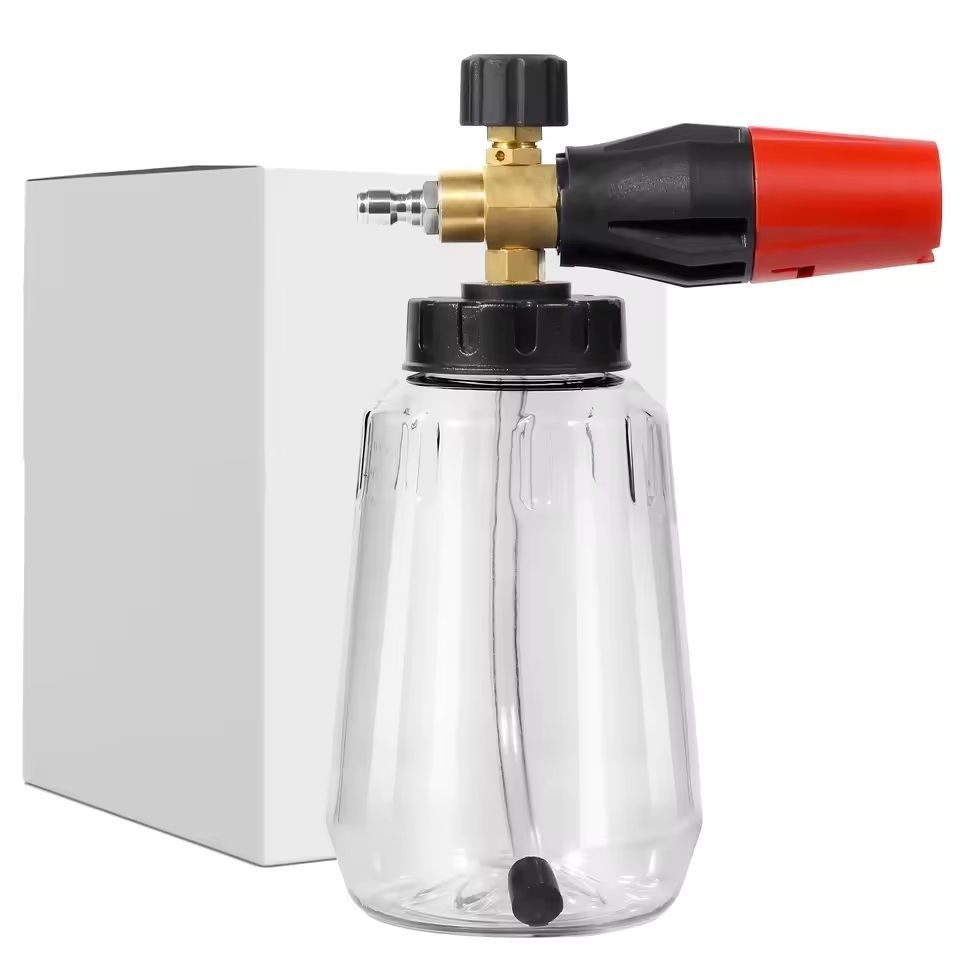 Heavy Duty Foam Cannon 1L Wide Mouth Pressure Washer Spray 1/4 Quick Connect