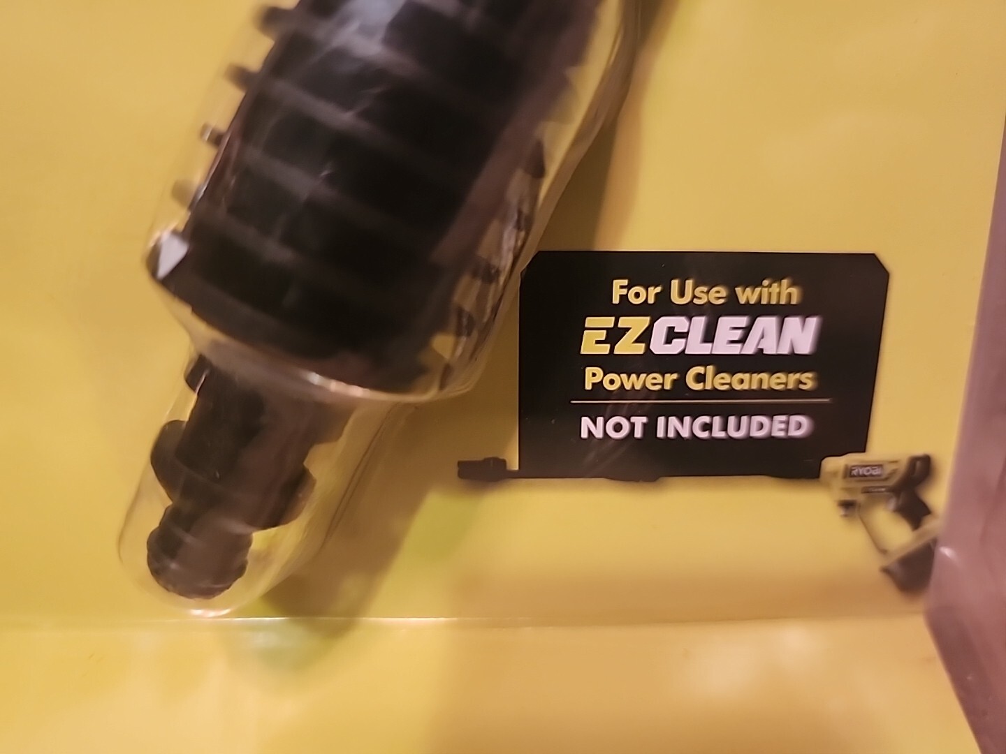 RYOBI EZCLEAN Power Cleaner 6′ Flexible Wand RY3112FW quick connect system