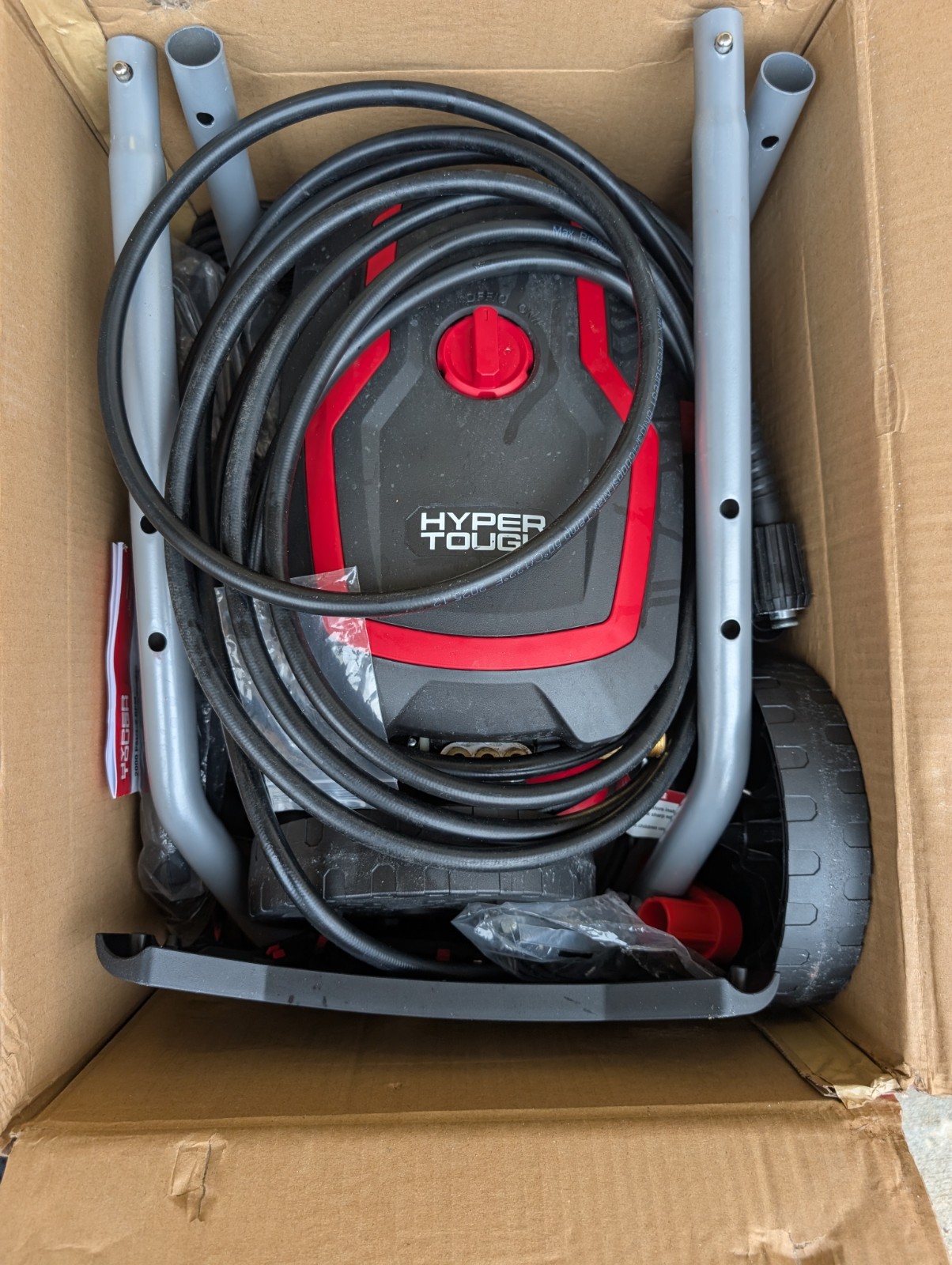 Hyper Tough Electric Pressure Washer, 2000 PSI, 1.2 GPM, 1800W Motor, Cold