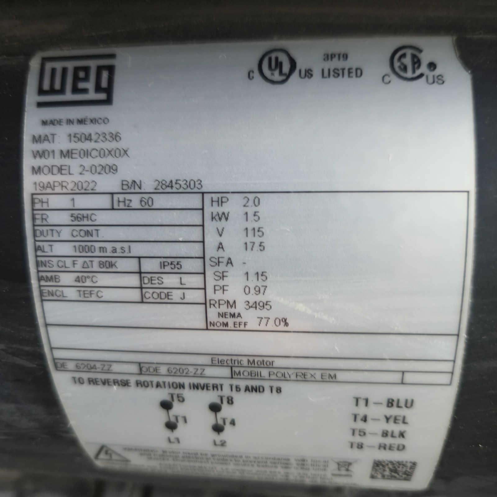 Mi-T-M CD-1502-3MUH1 Electric Direct Drive Pressure Washer (FOR PARTS) READ