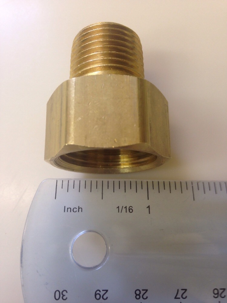 Female Garden Hose Fitting 3/4″ FGH x 1/2″ NPT W/Screen Adaptor 8.901-291.0