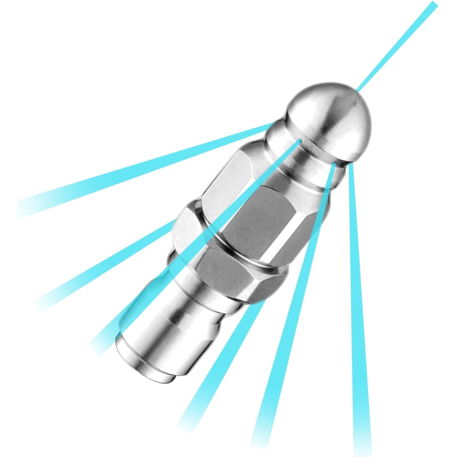 Pressure Washer Nozzle, 3/8″ Quick Connect, Stainless Steel, 5000 PSI