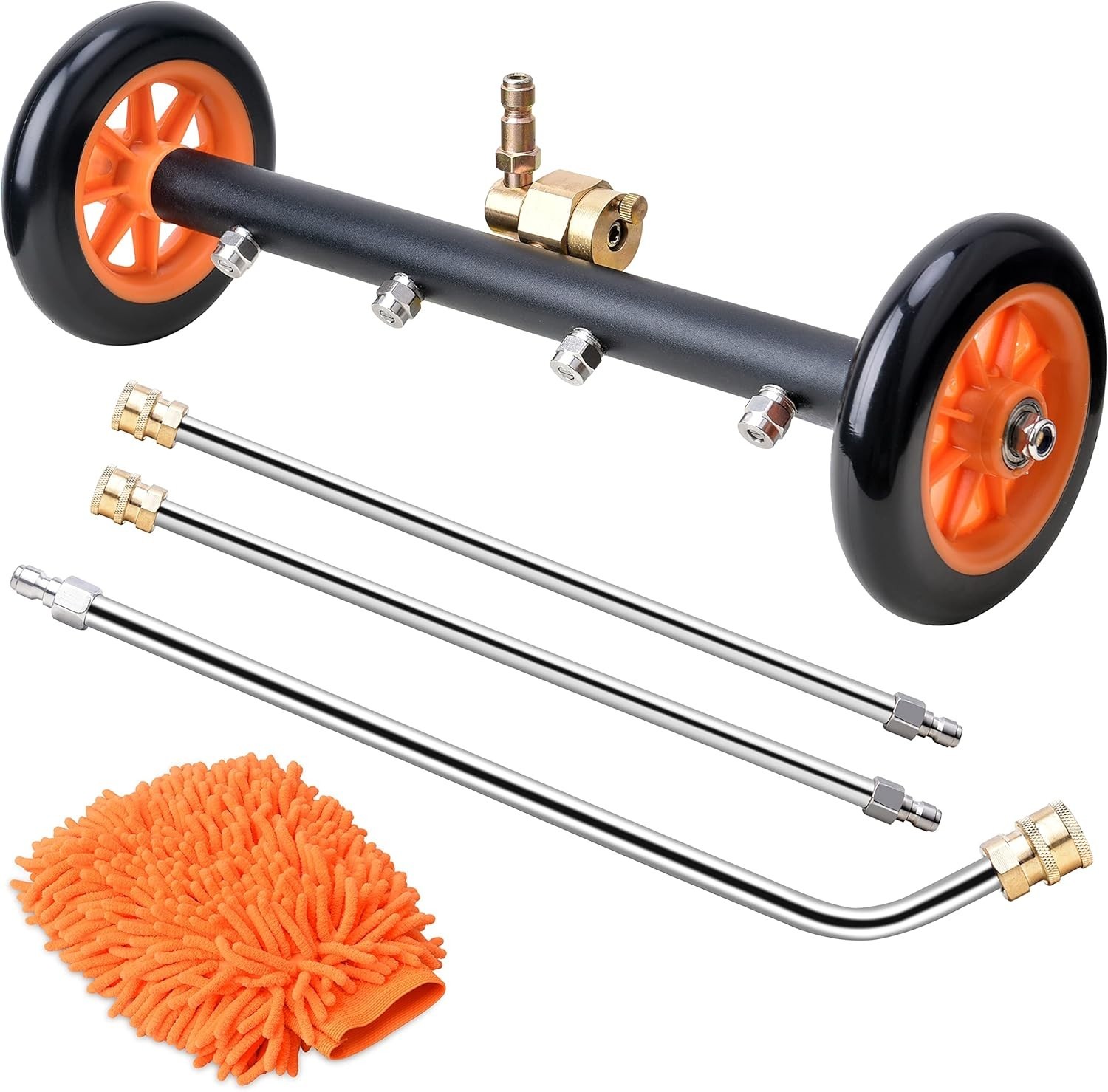 Cleaning Made Simple: 2-in-1 High-Pressure Undercarriage Washer with Accessories