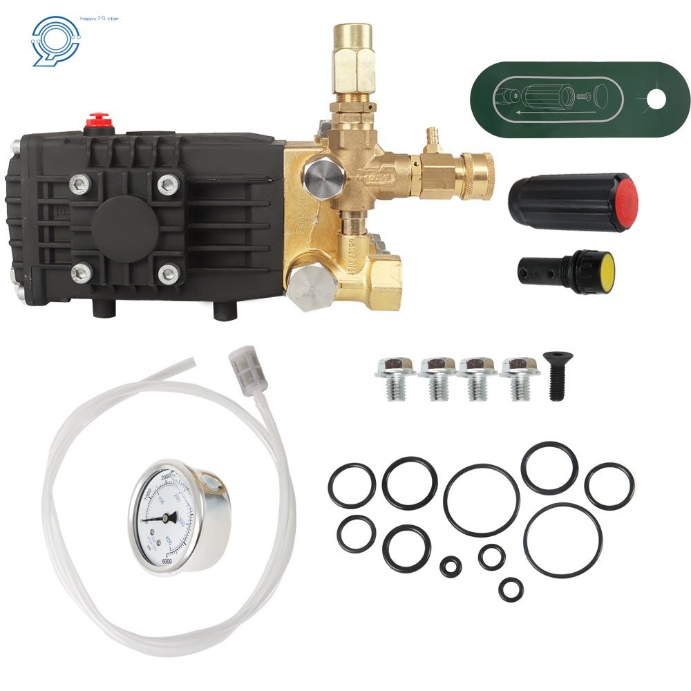 New 24mm Solid Shaft Pressure Power Washer Pump 3600 PSI 4.9GPM Belt Drive