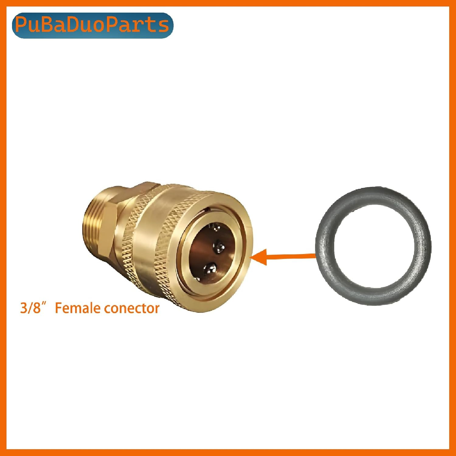 3/8″ Pressure Washer Quick Coupler O-Rings Kits Compatible with M22 Quick Connec