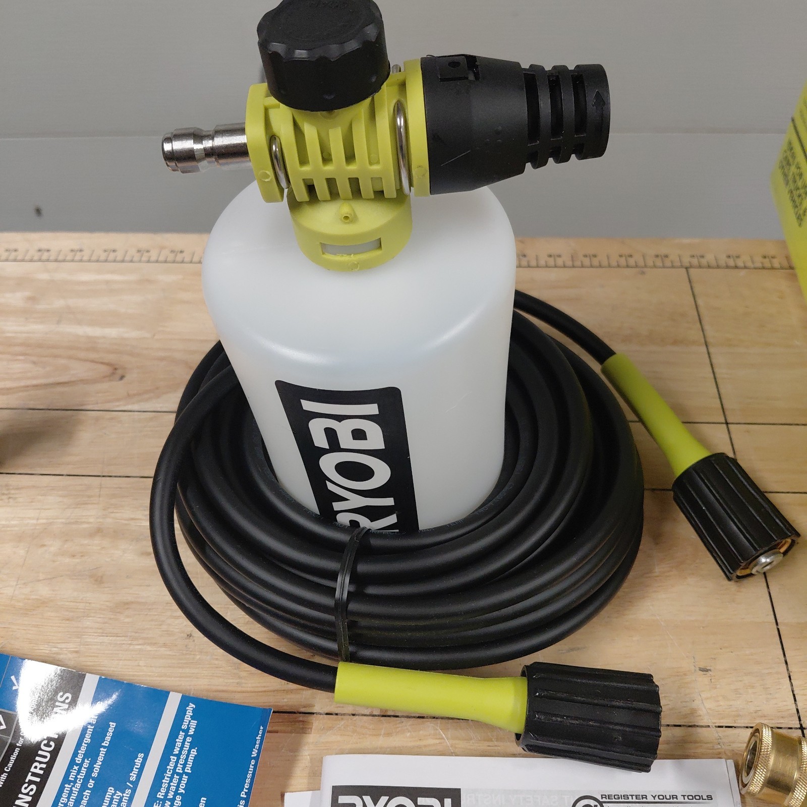 RYOBI RY14AM12 1.8 GPM Automotive High Flow Pressure Washer Kit 1200 PSI