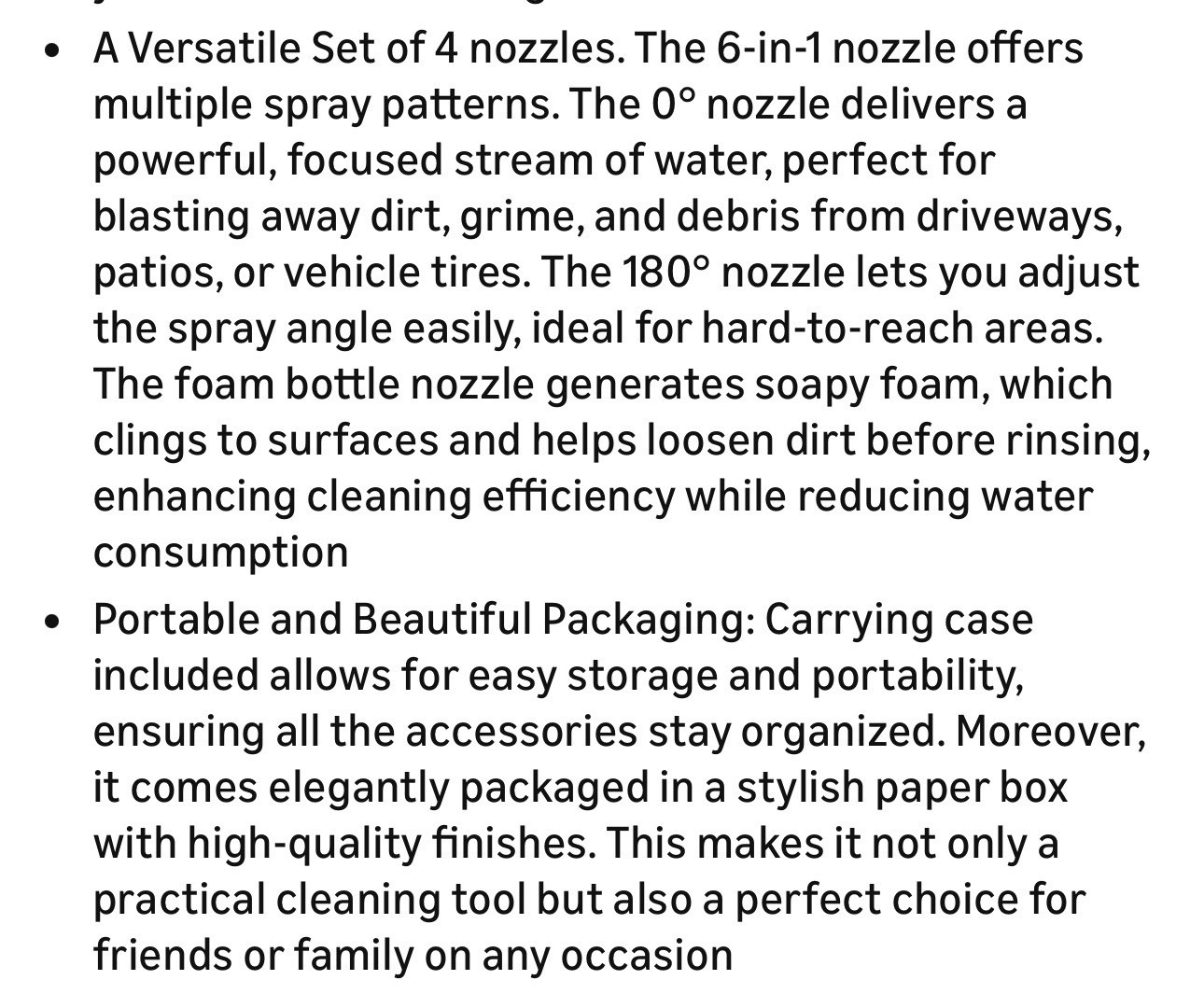 NEW! Power Pressure Washer 1450PSI w/ 3 Nozzles and Foam Cannon, Battery Powered