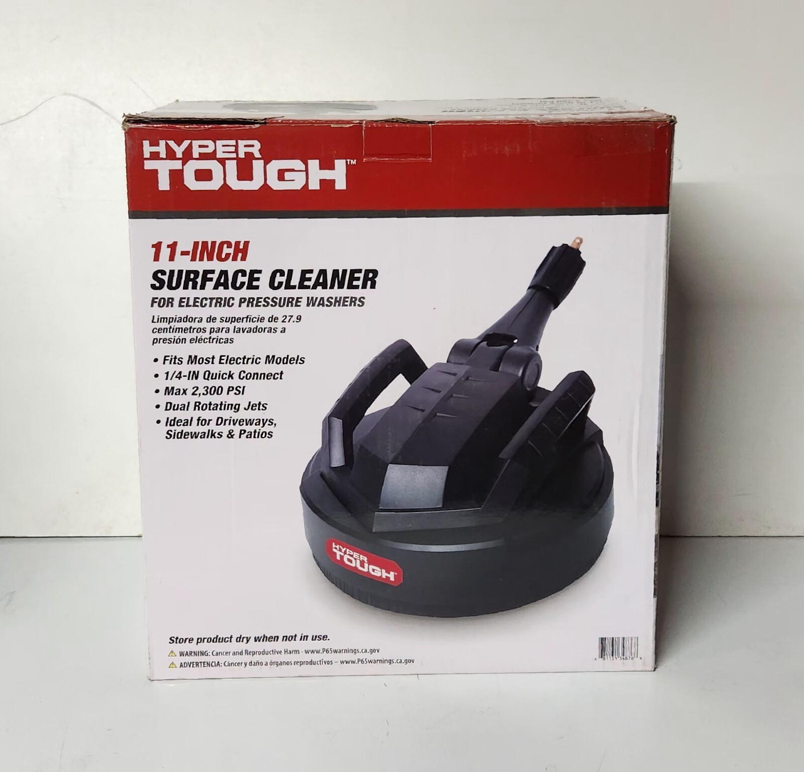 Hyper Tough 11″ Surface Cleaner for Pressure Washer