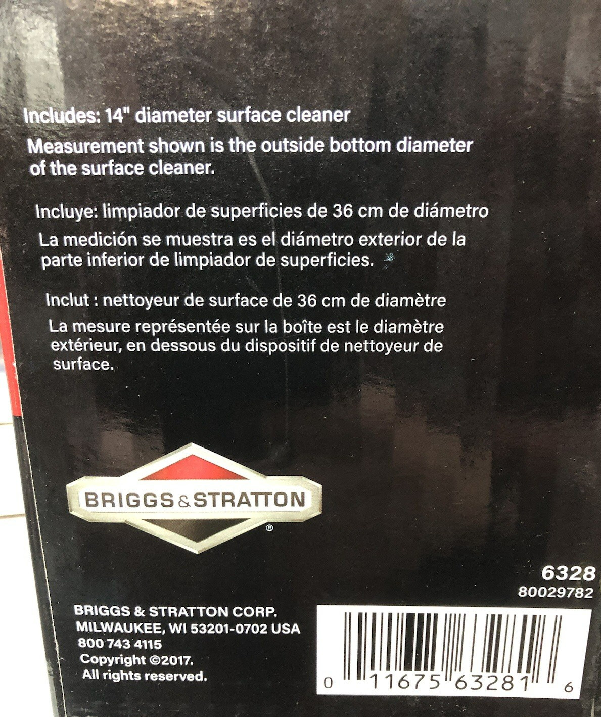 Briggs & Stratton 14-in 3400 PSI Rotating Surface Cleaner for Pressure Washers