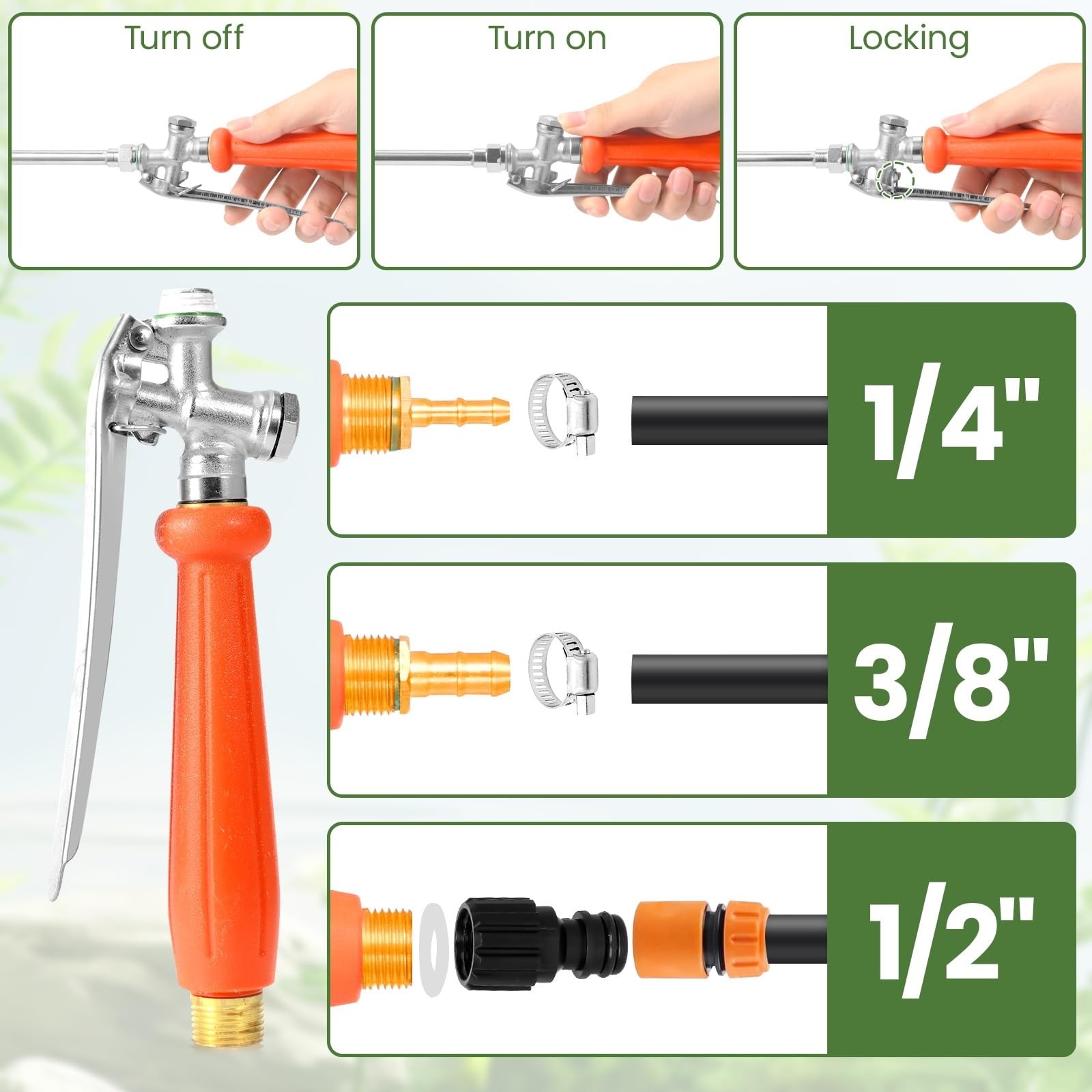 29″-44″ All Metal Replacement Sprayer Wand, 44 inches, 44″ Wand