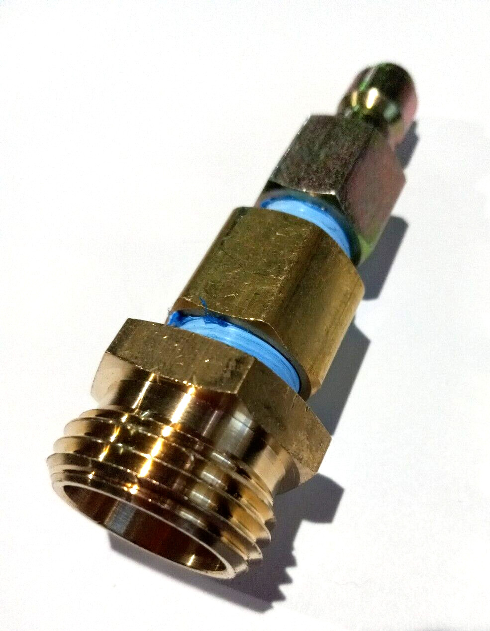 Male Garden Hose Fitting 3/4 MGH To 1/4 Pressure Washer Plug Adapter