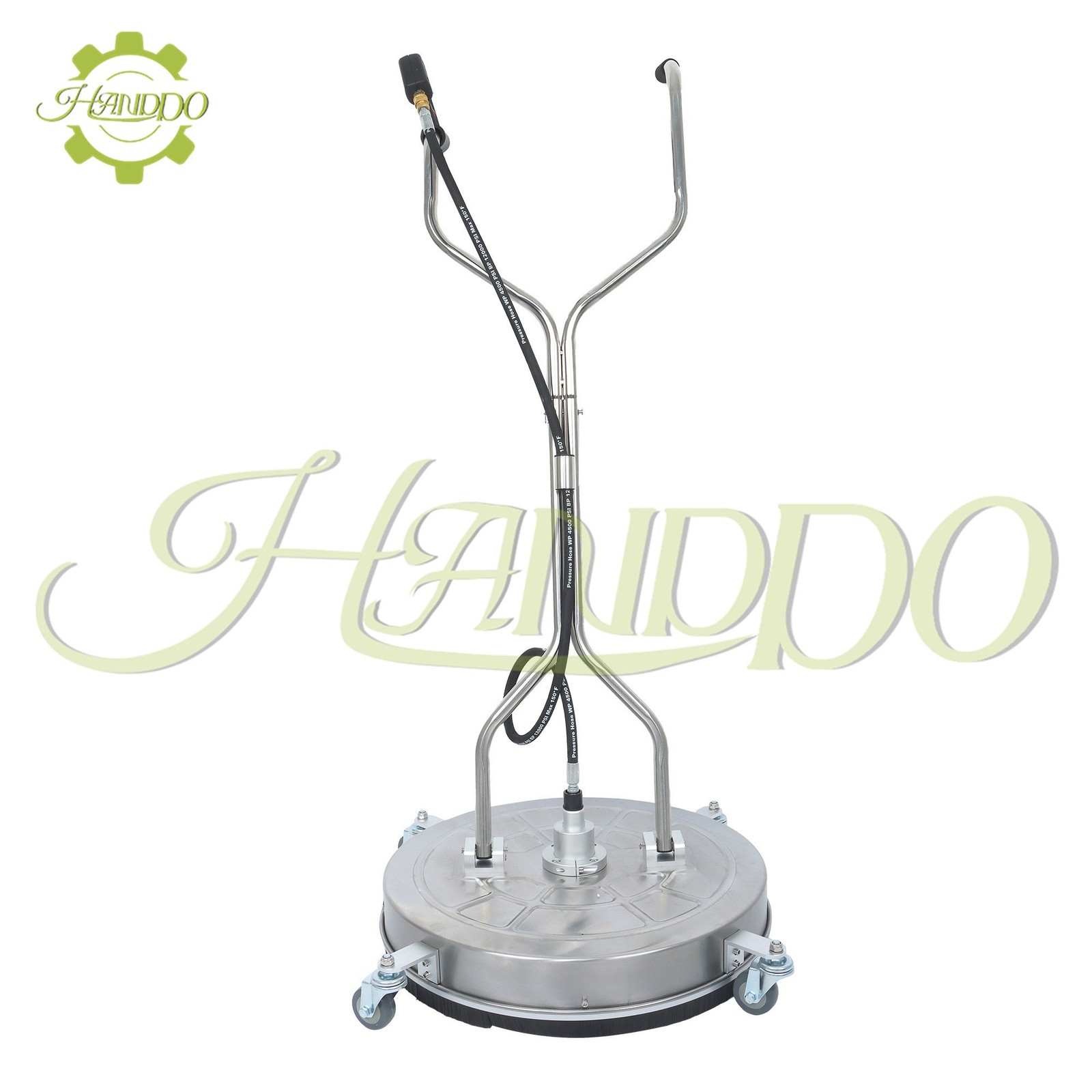 Pressure Washer 24″ Surface Cleaner w/ Handles & Wheels Quick Connect 6000 psi