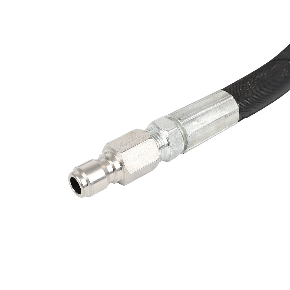 Pressure Washer Whip Hose 4 Ft X 3/8 Inch Hose Reel Connector Hose For Pressure