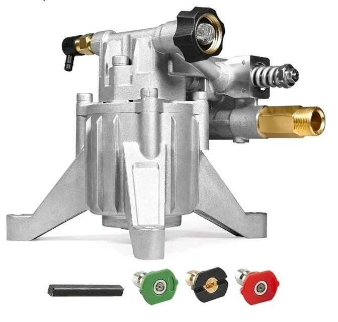 7/8″ Shaft Vertical Pressure Washer Pump – Rear Inlet/Outlet Max 3100 PSI