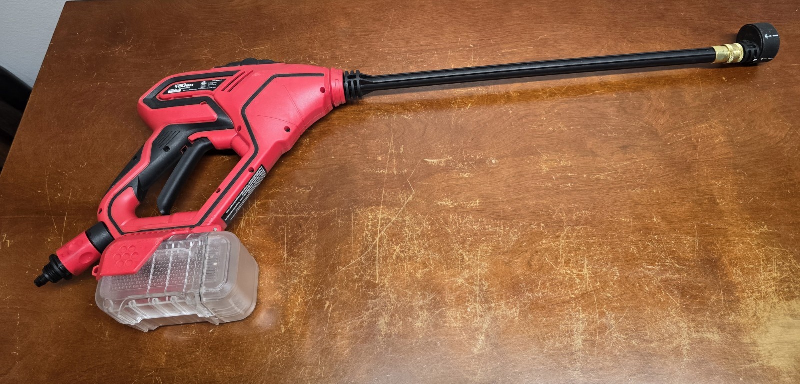 HYPER Tough 20V Max Cordless 320 PSI Portable Power Cleaner. Tool Only