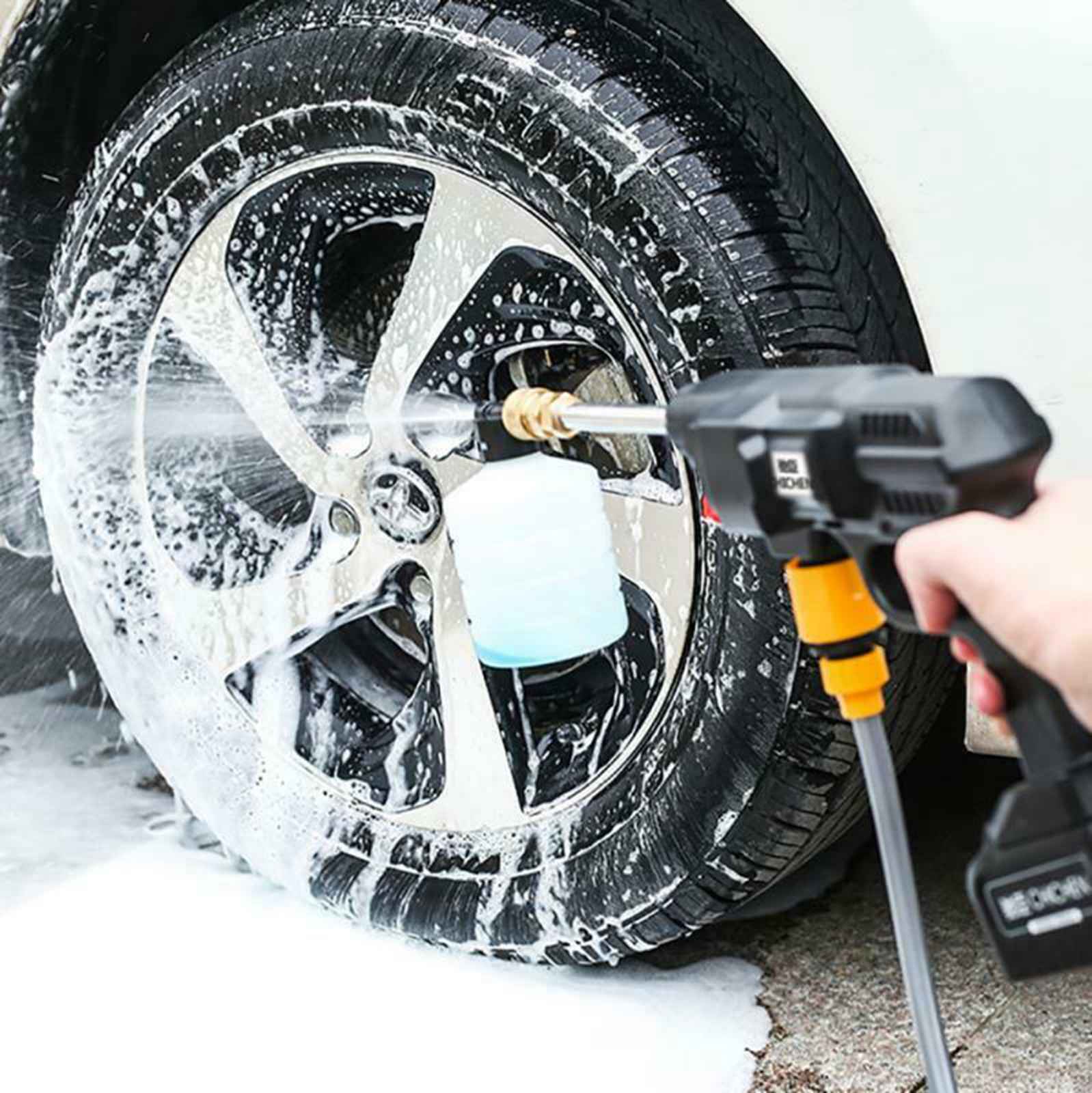 24V lithium high voltage car washing gun portable wireless small Car Washer Set