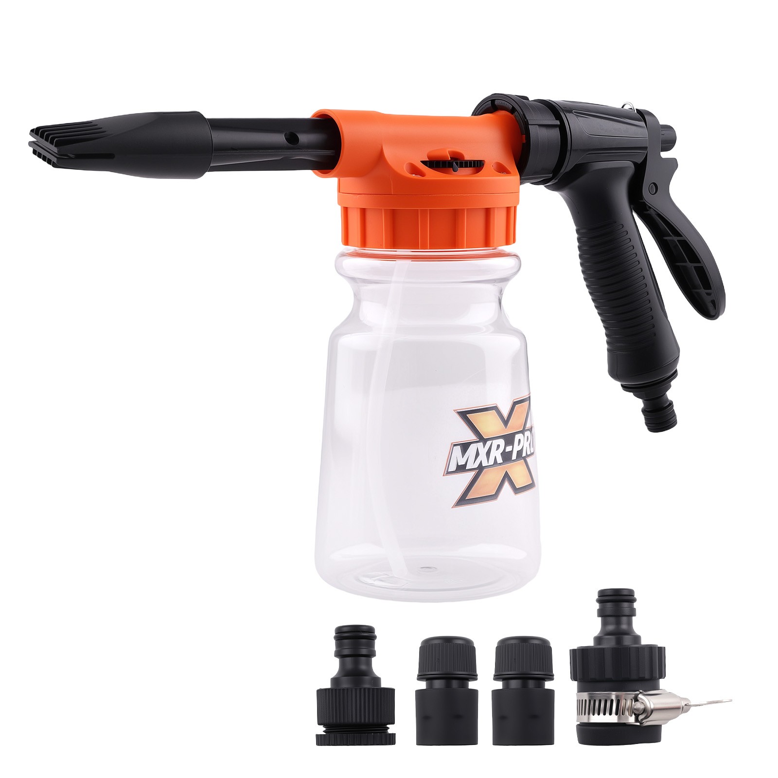 1L Car Wash Foam Gun Cannon Adjustable Pressure Cannon Quick Release Connector