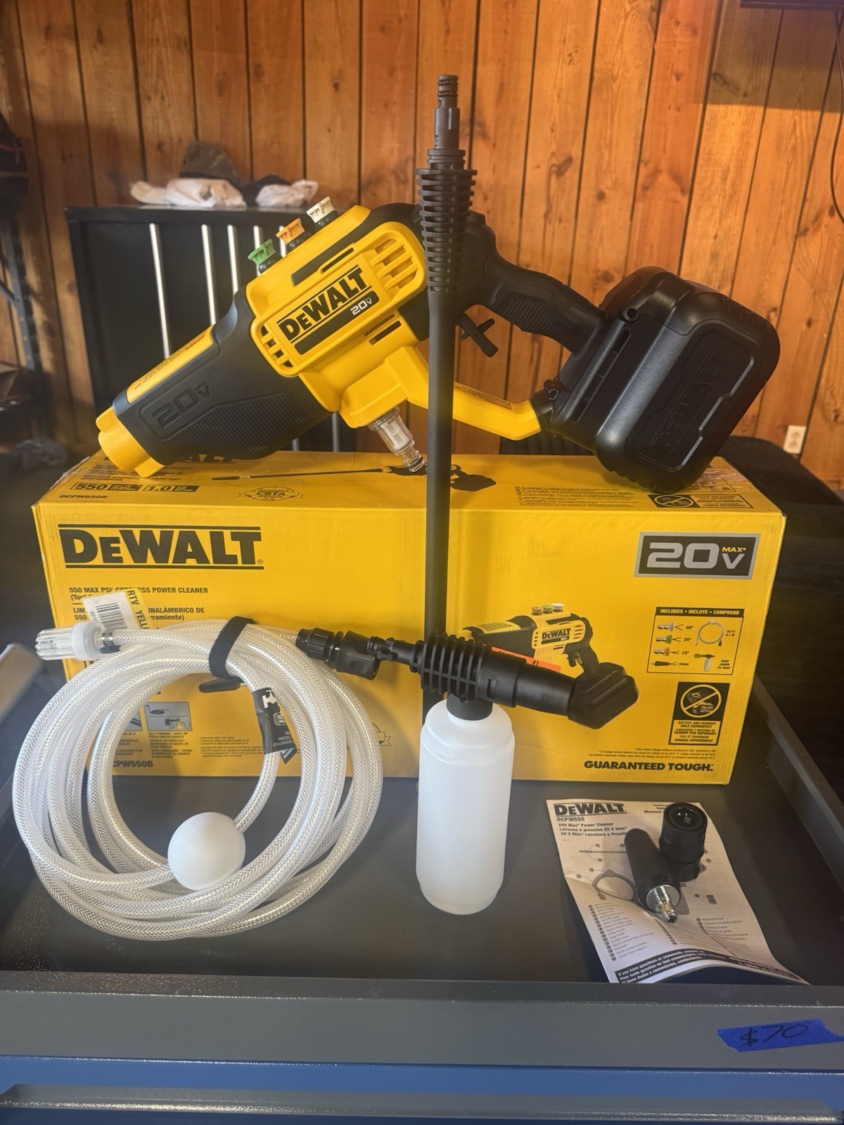 DEWALT DCPW550P1 Power Cleaner 550 Psi Open Box Tool Only