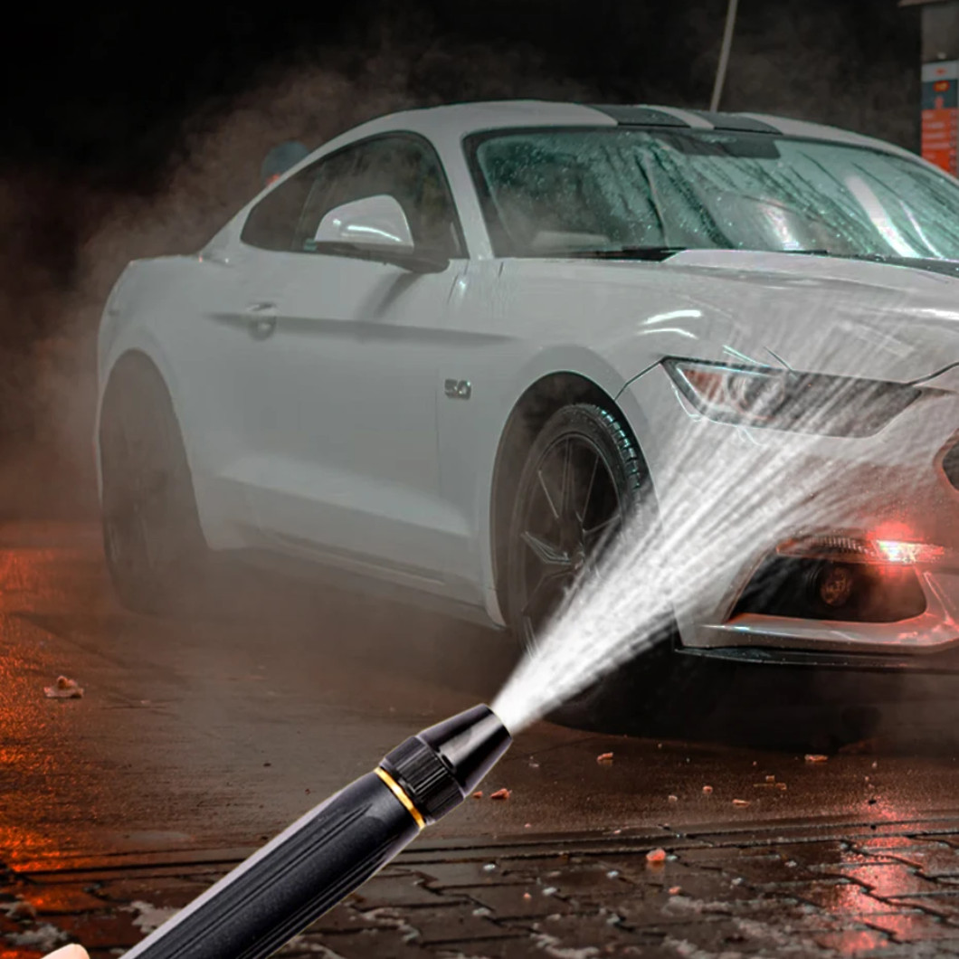 High Pressure Car Wash Water Gun Spray Nozzle, Portable Washer for Auto