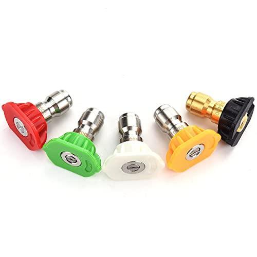 5 4000psi Power Pressure Washer Spray Nozzle Tips – Honda Gcv160 Ryobi Karcher .