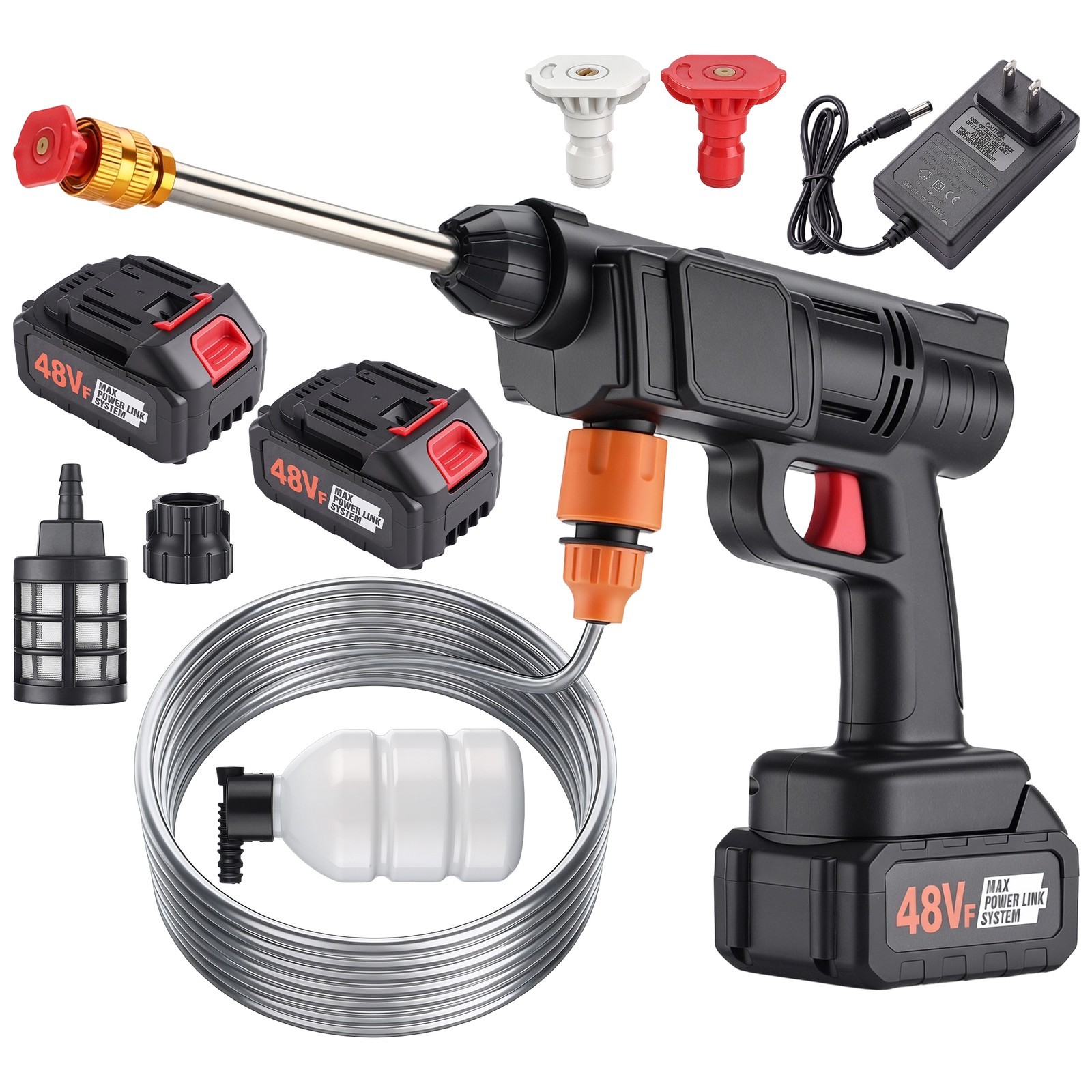 High Pressure Car Washer Cleaner For vehicles Cordless 1.2mpa/145PSI Portable