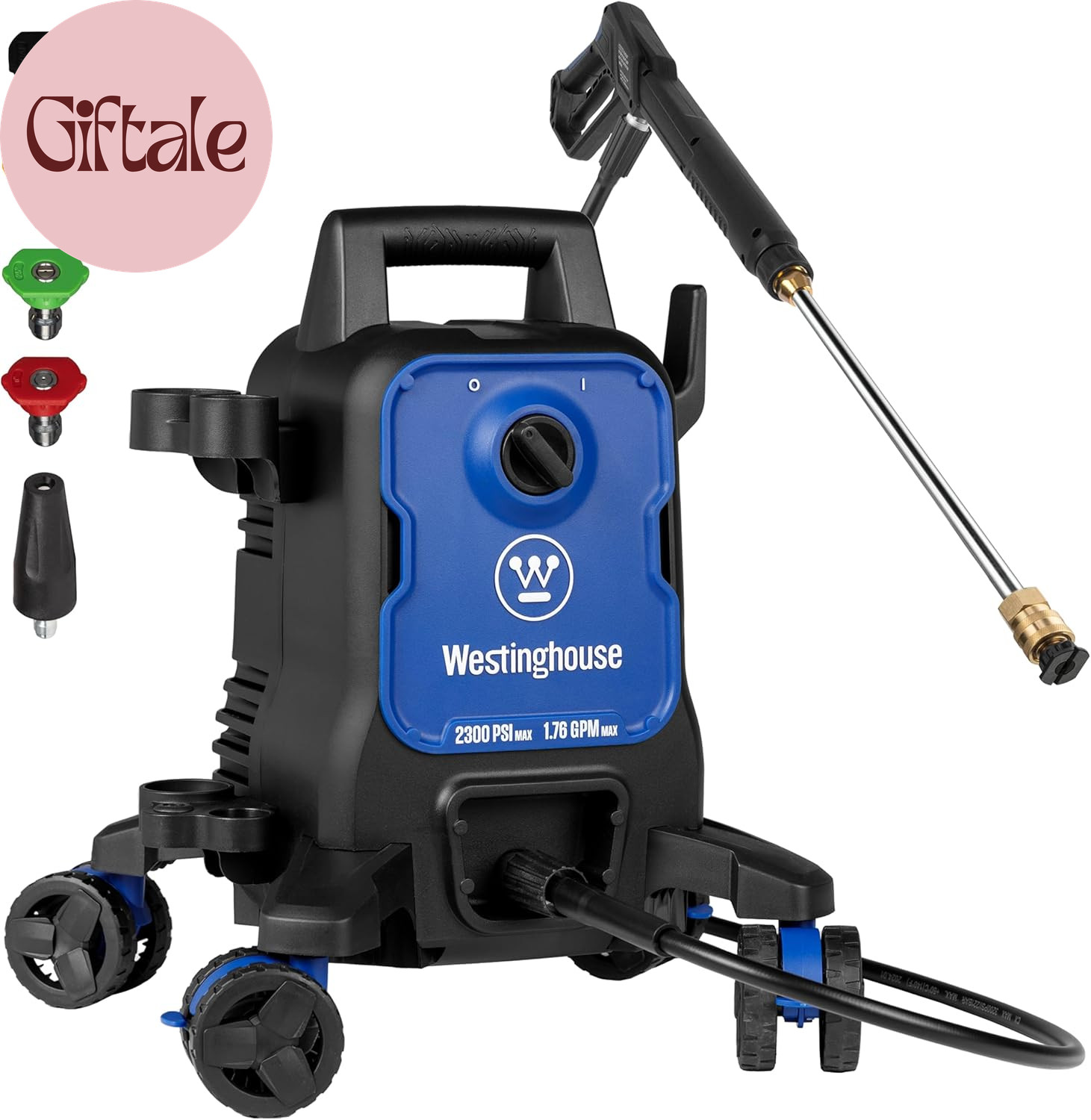 Epx3100 Electric Pressure Washer, 2300 Max PSI 1.76 Max GPM with Anti-Tipping Te