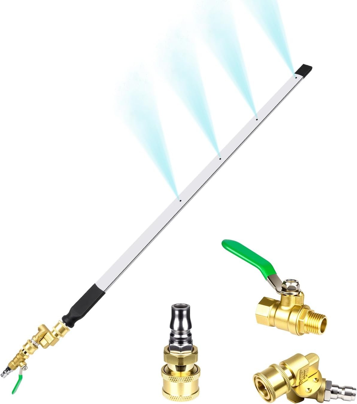 Radiator Cleaning Wand 24 Inch 4500 PSI Dual Use Water Air