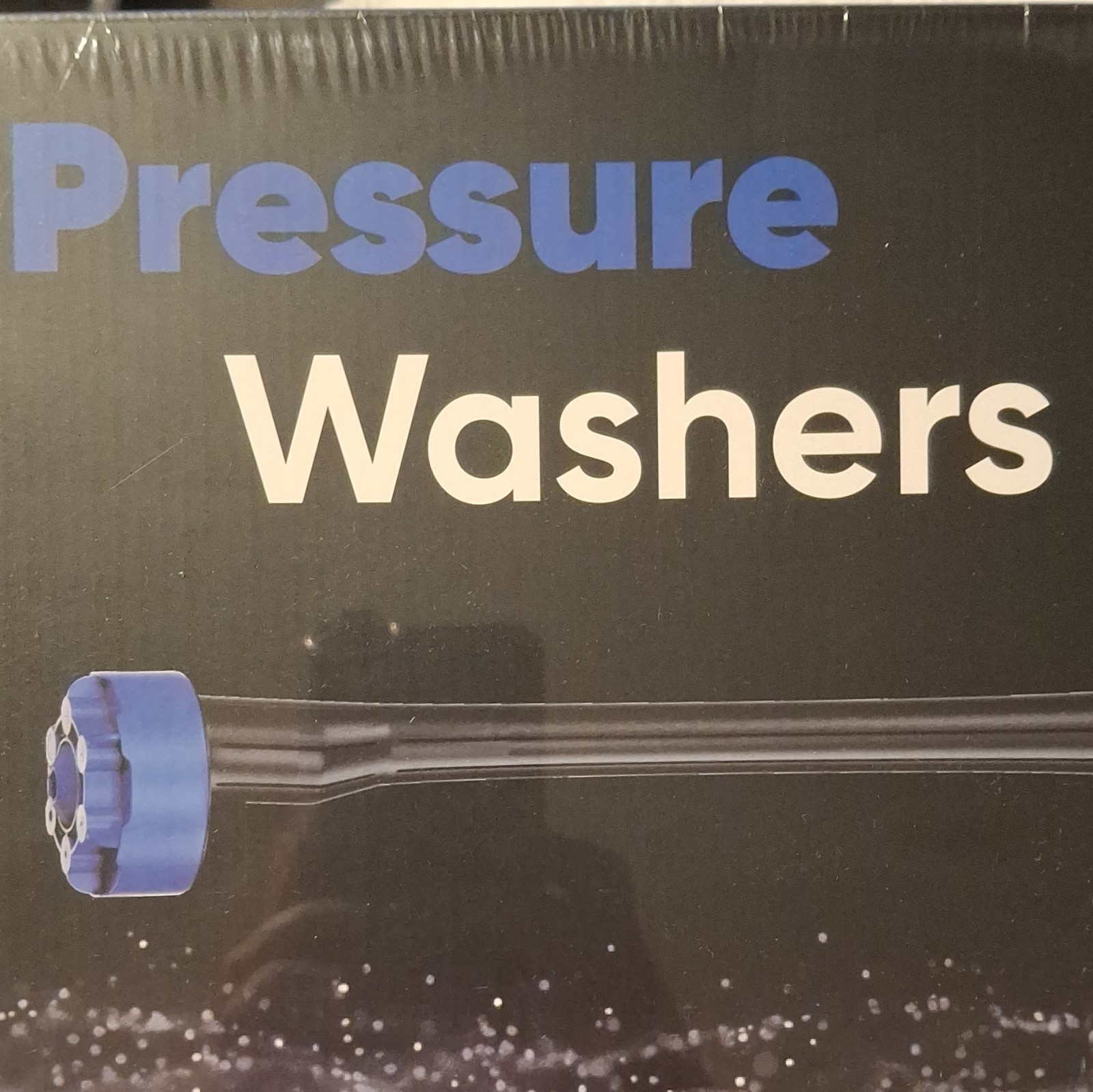 Cordless Handheld Battery Cold Water Pressure Washer 21V Black/Blue