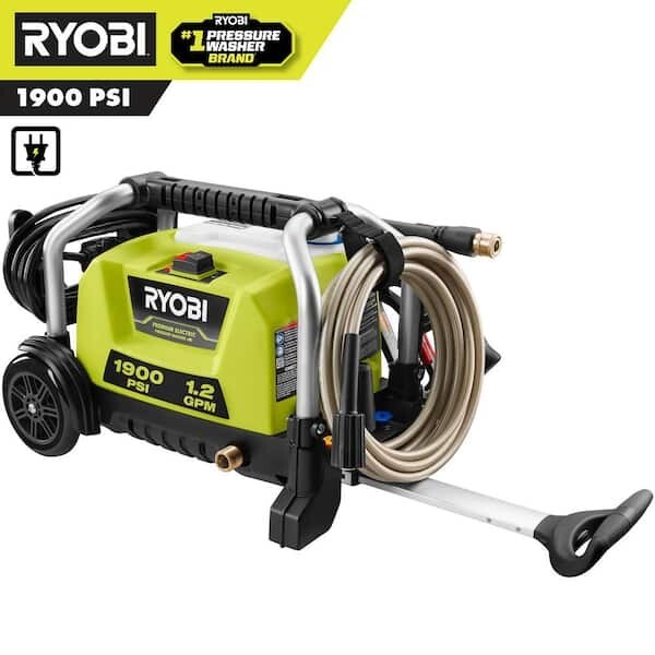 Ryobi RY1419MTVNM 1900 PSI 1.2 GPM Electric Pressure Washer New – OPEN box