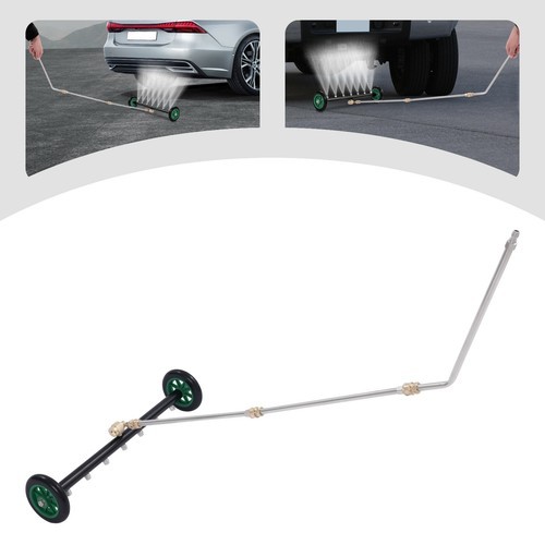 4000PSI Under Car Pressure Washer Undercarriage Cleaner Wash Broom w/ 7 Nozzles