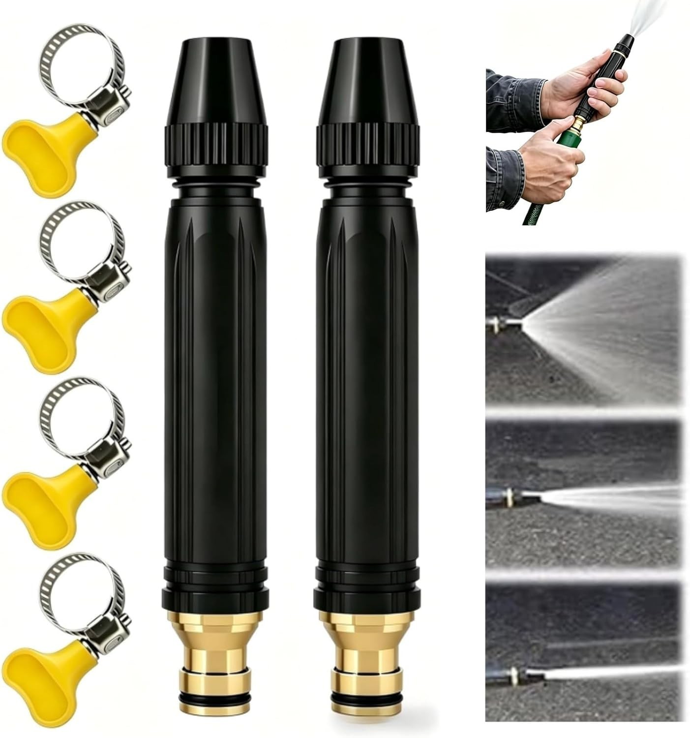 Heavy Duty High Pressure Hose Nozzle, Home High-Pressure Car Wash Water