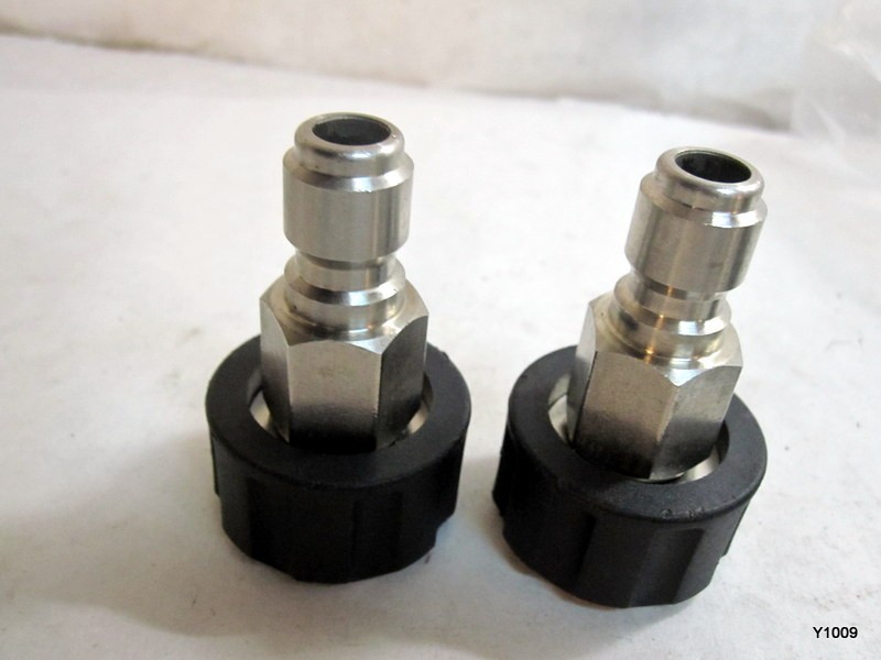 8 Pcs Pressure Washer Adapter Set Quick Connect For Power Washer Hose