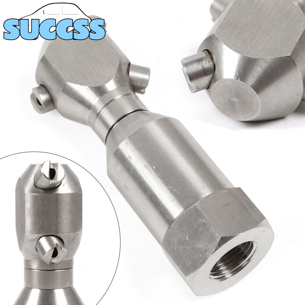 1/2″ Rotating Jetter Head Rotary Nozzle Pressure Washer Hose Cleaner Drain Sewer