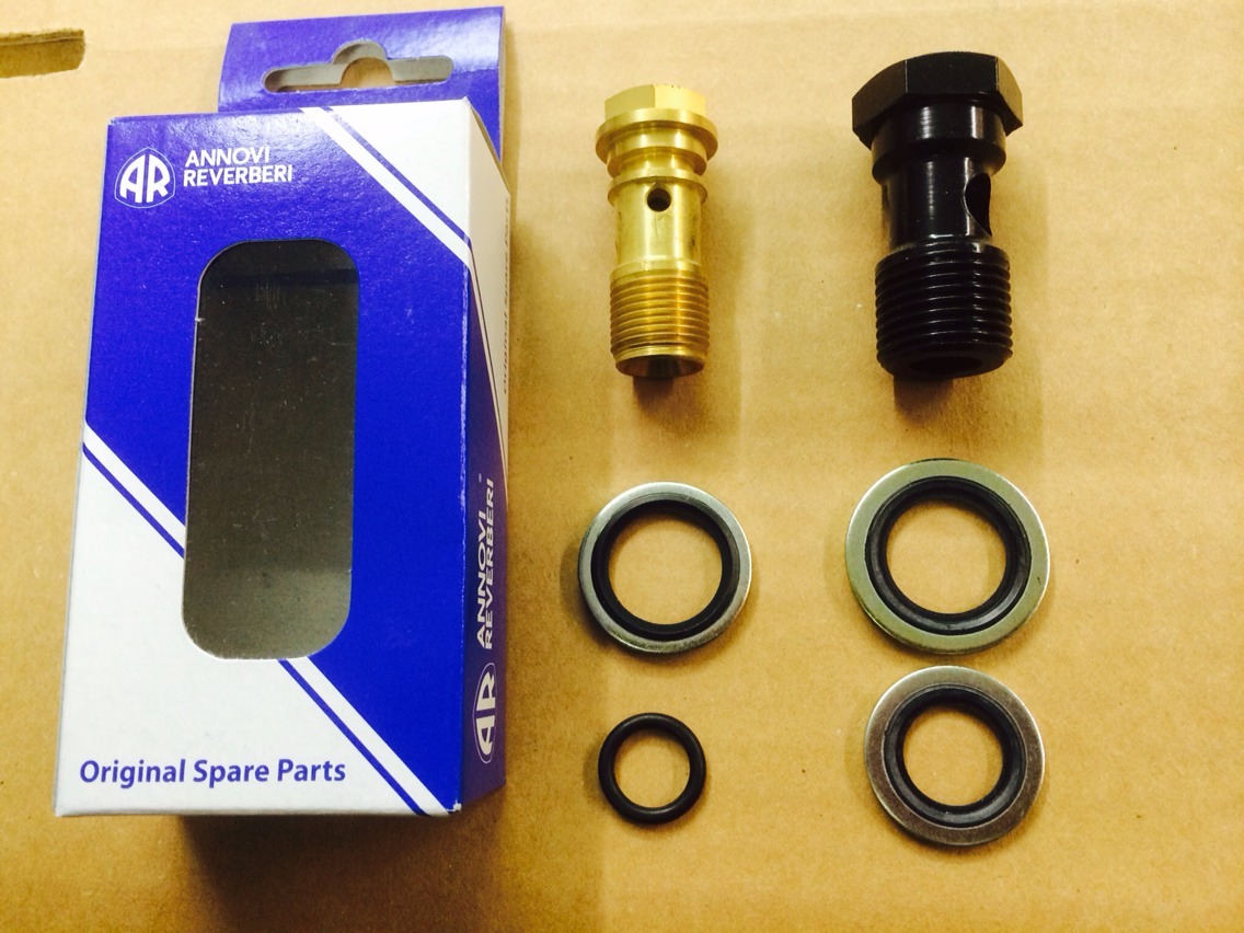 Annovi Reverberi Pump Unloader Gymatic Mounting Kit Bolts AR2119