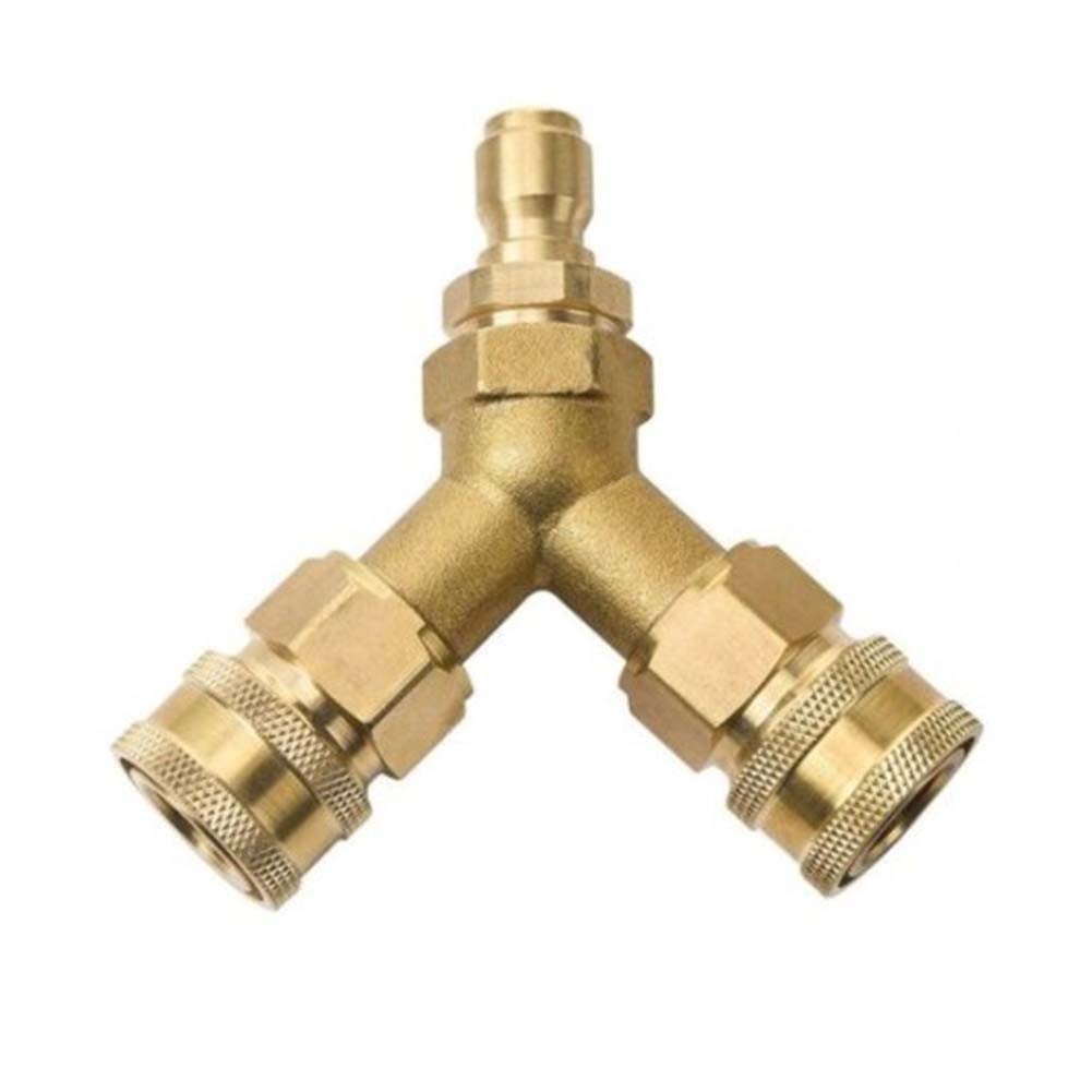 Washer Tee Splitter Brass Dual System For 4.0 GPM Gold Splitter 3/8 Inch