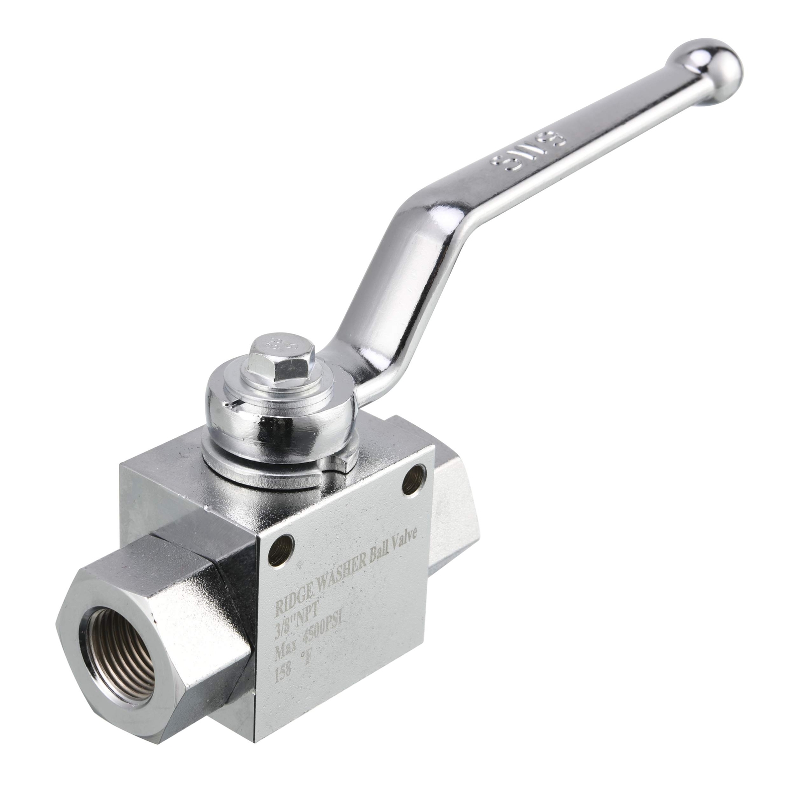 High Pressure Ball Valve Kit for Power Washer Hose, 3/8” Quick Disconnect, 45…
