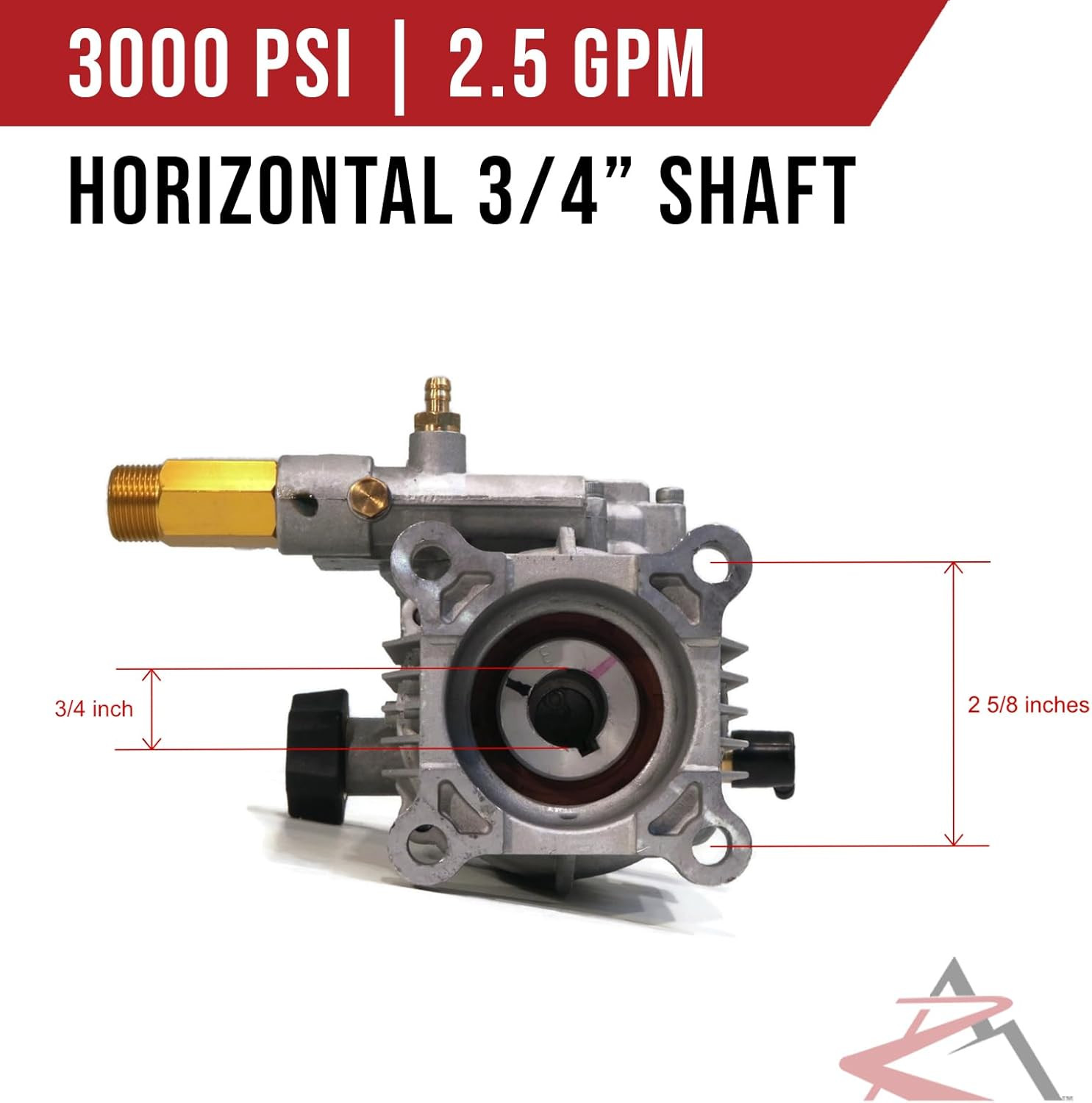 Homelite Universal POWER PRESSURE WASHER WATER PUMP 3100 Psi 2.5 Gpm Fits MANY M