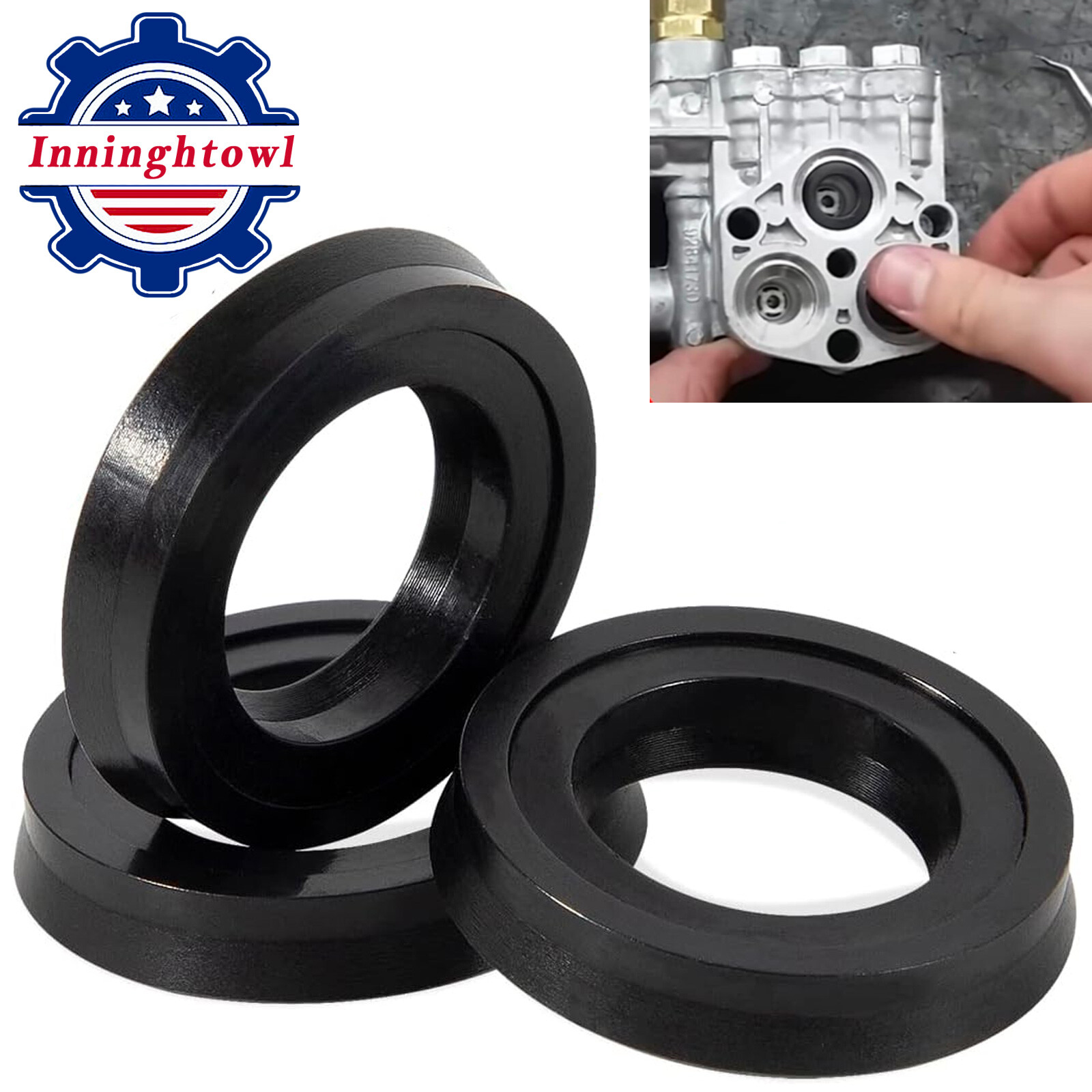For Annovi Reverberi RMW2G24 AR42122 High Pressure Washer Pump Water Seal Kit