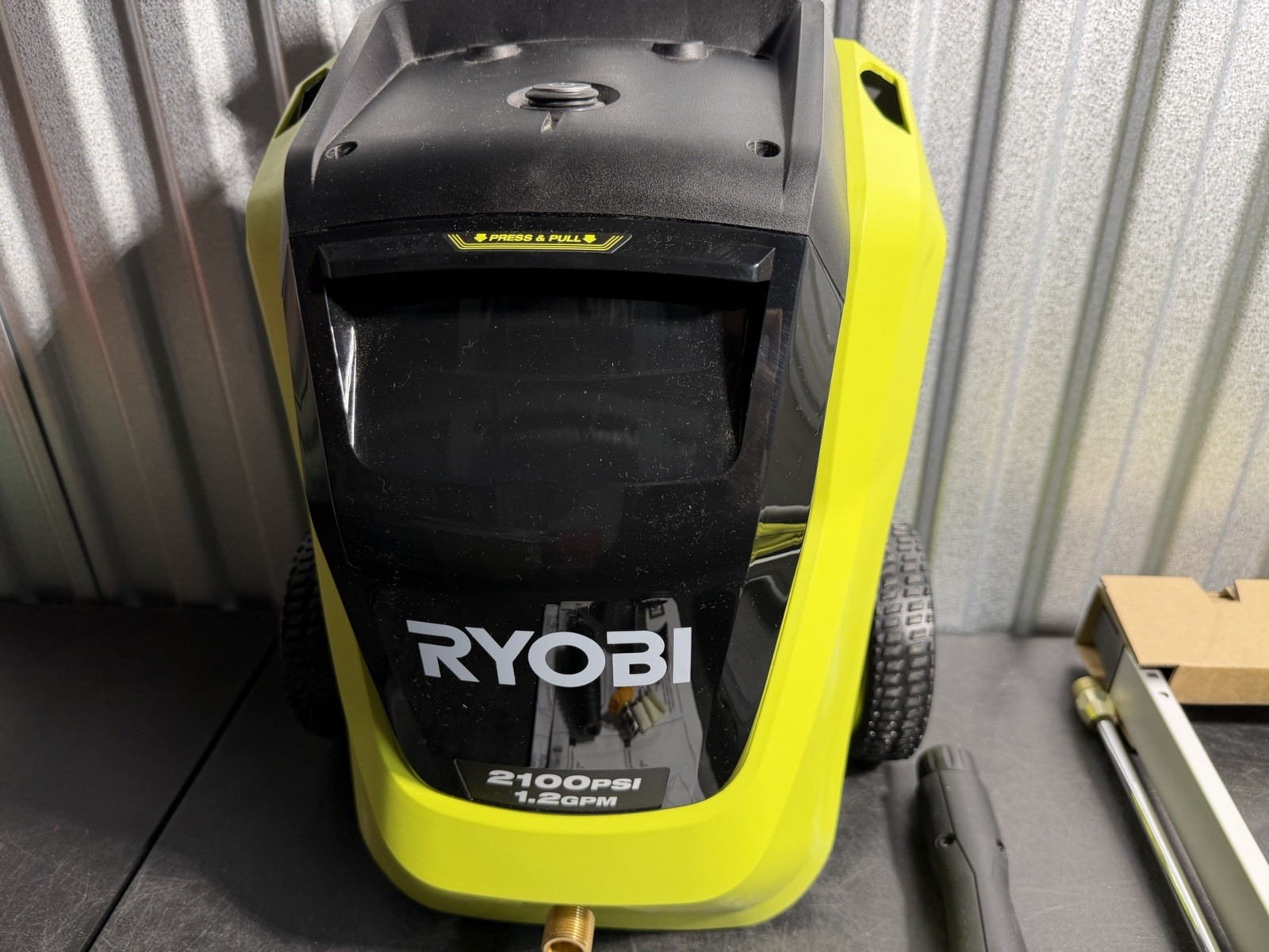 RYOBI RY142012 2100 PSI 1.2 GPM Electric Pressure Washer Open Box New