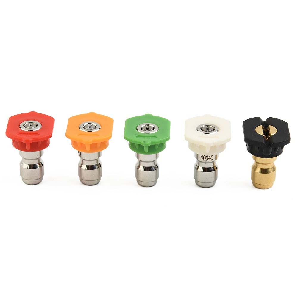 Spray Nozzle Tips 0 15 25 40 Degree 1/4” Male Thread Multiple Degree