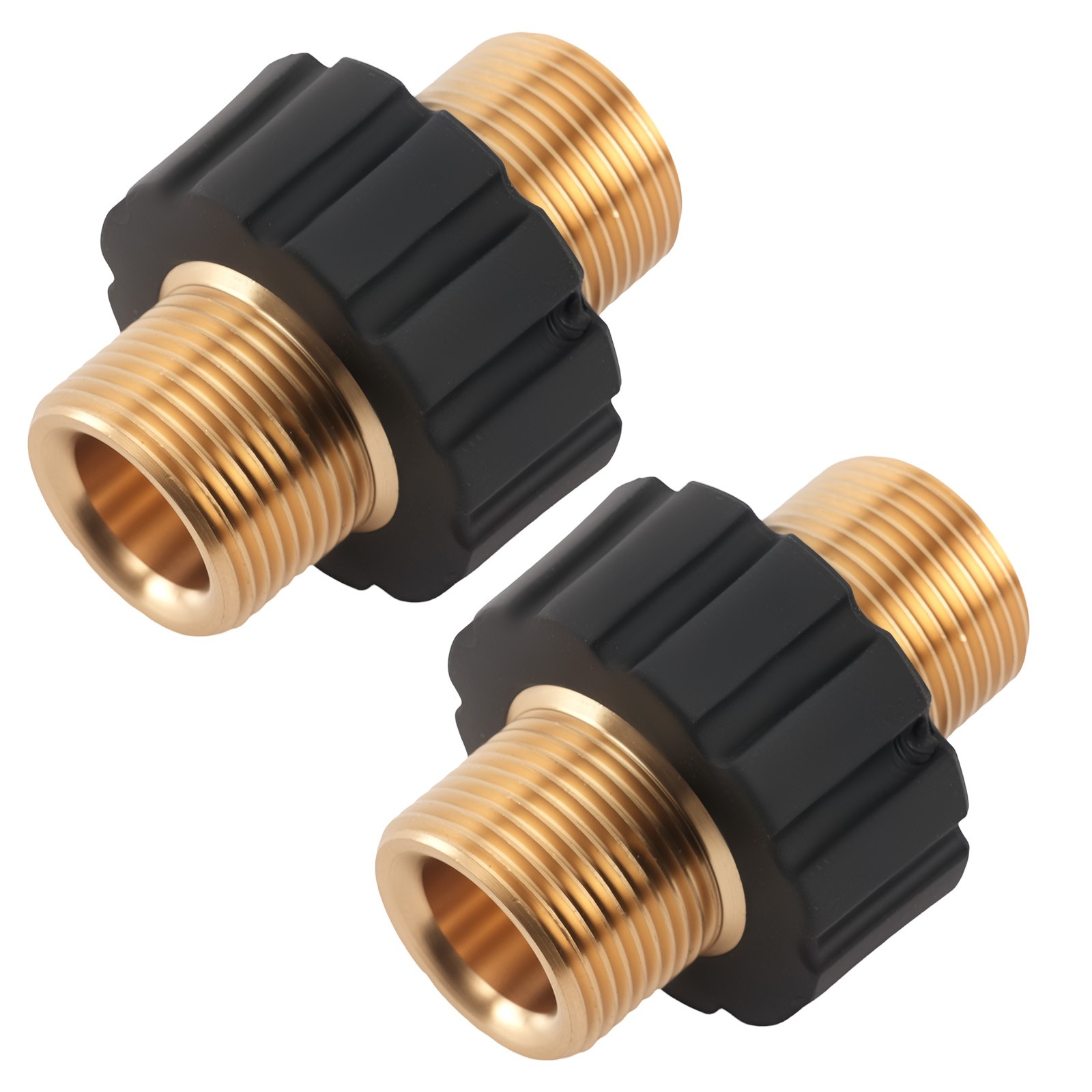Heavy Duty Pressure Washer Brass Adapter M22 14mm Male to Male 2Pack New